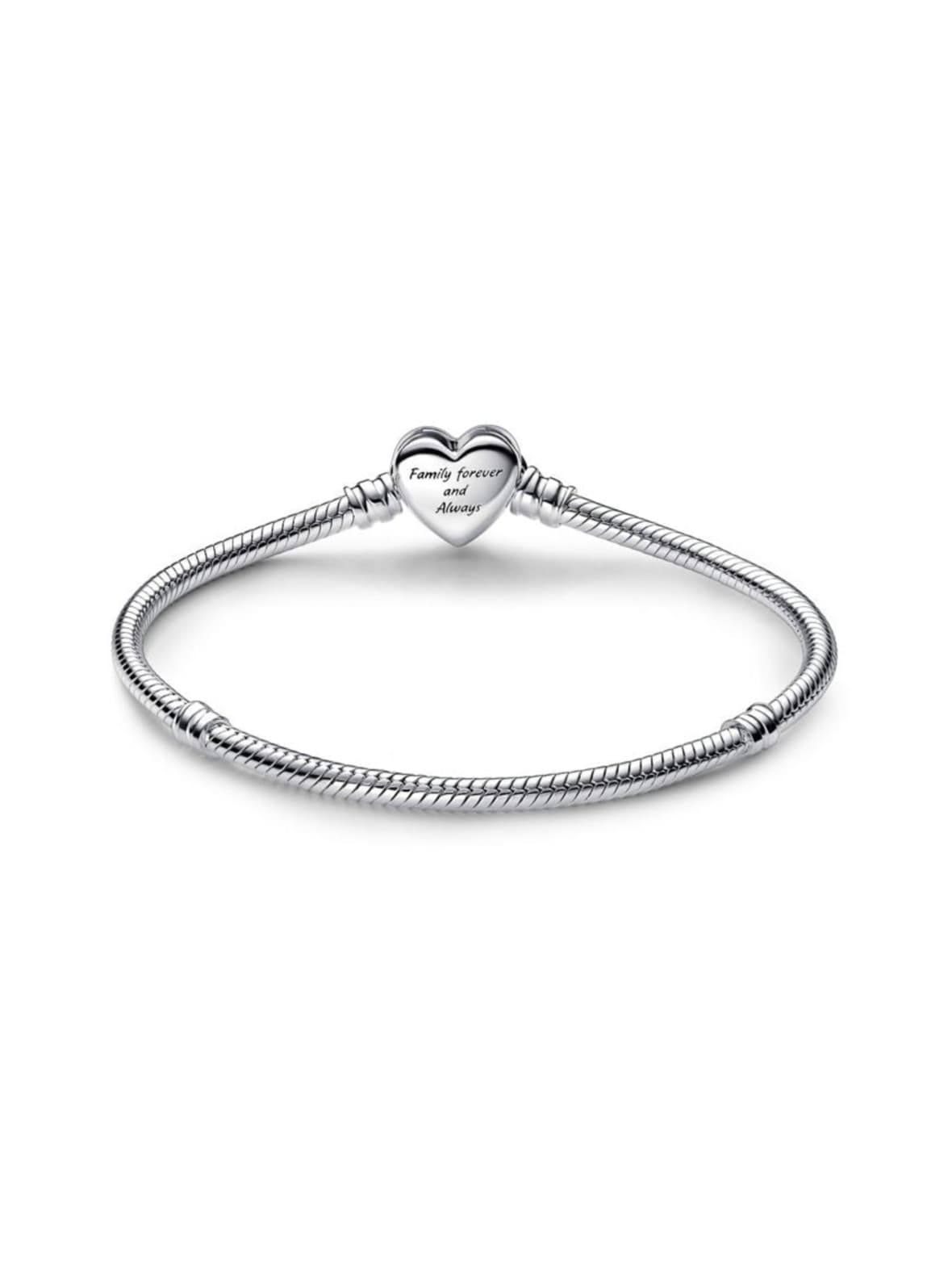 Pandora moments -käärmeketjurannekoru ja sydänlukko äärettömyysmerkillä  592645c01