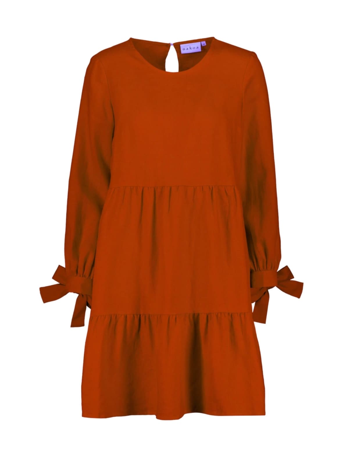 Hailey dress, burnt orange