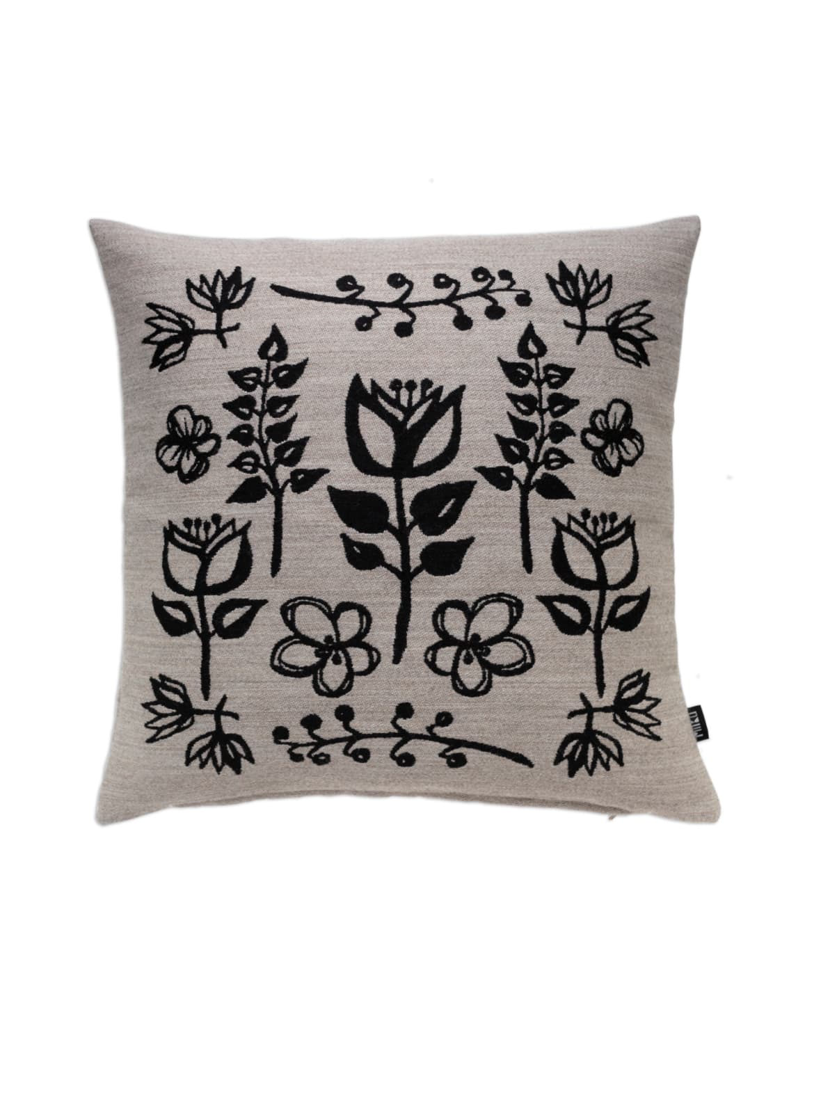 Tyynynpäällinen taikapuutarha, musta