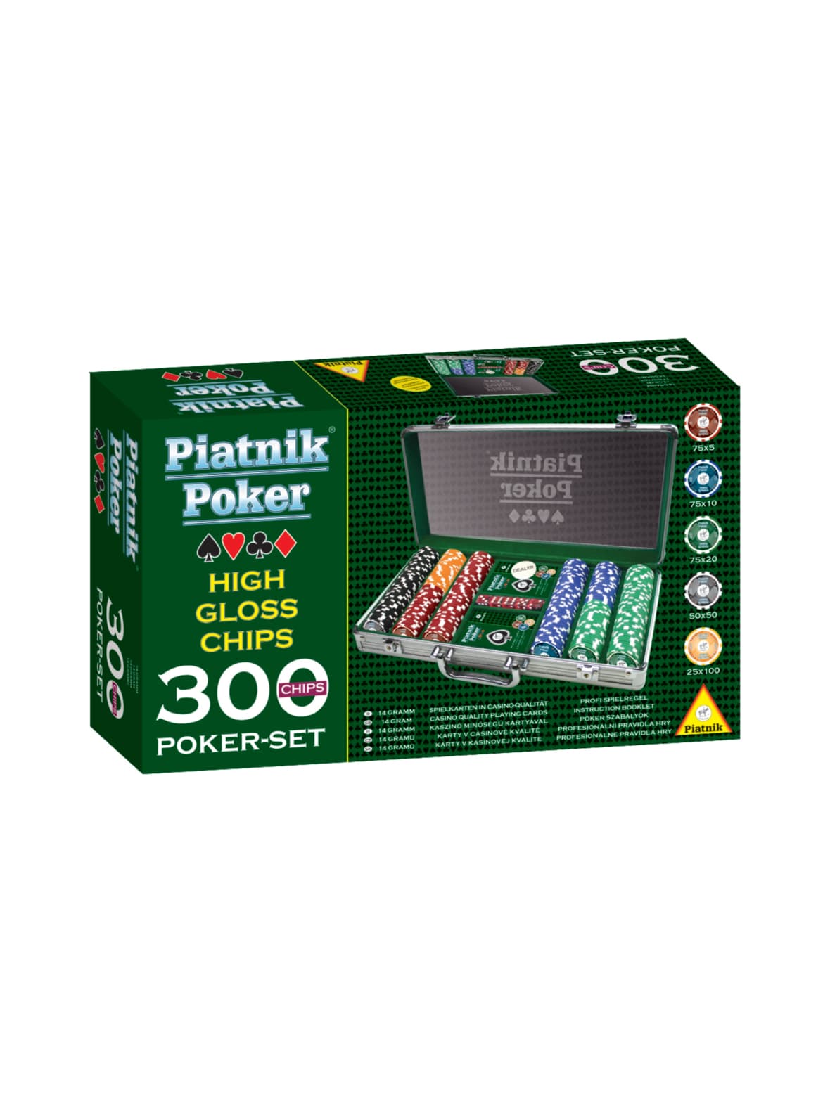 Piatnik pokerisetti, 300 pelimerkkiä