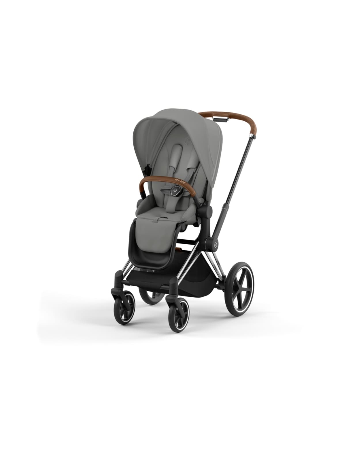 Cybex priam 4 rattaat (chrome/brown)