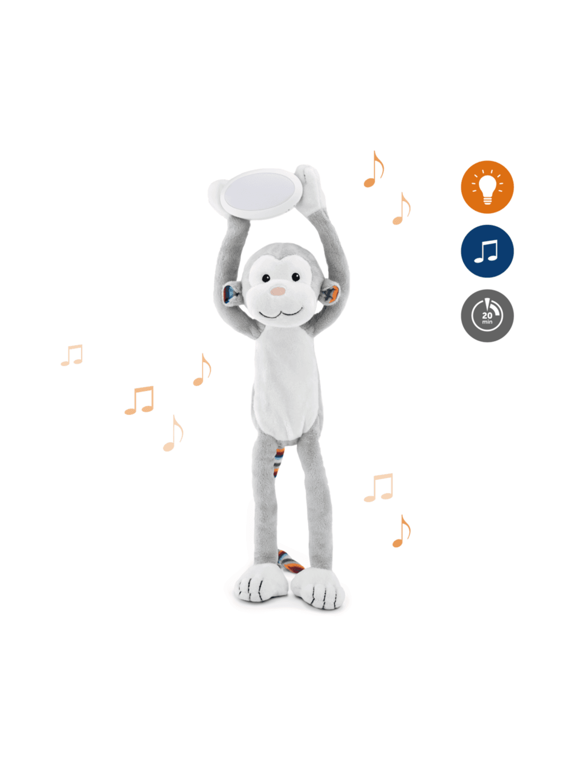 Zazu max apina yövalo & pehmolelu