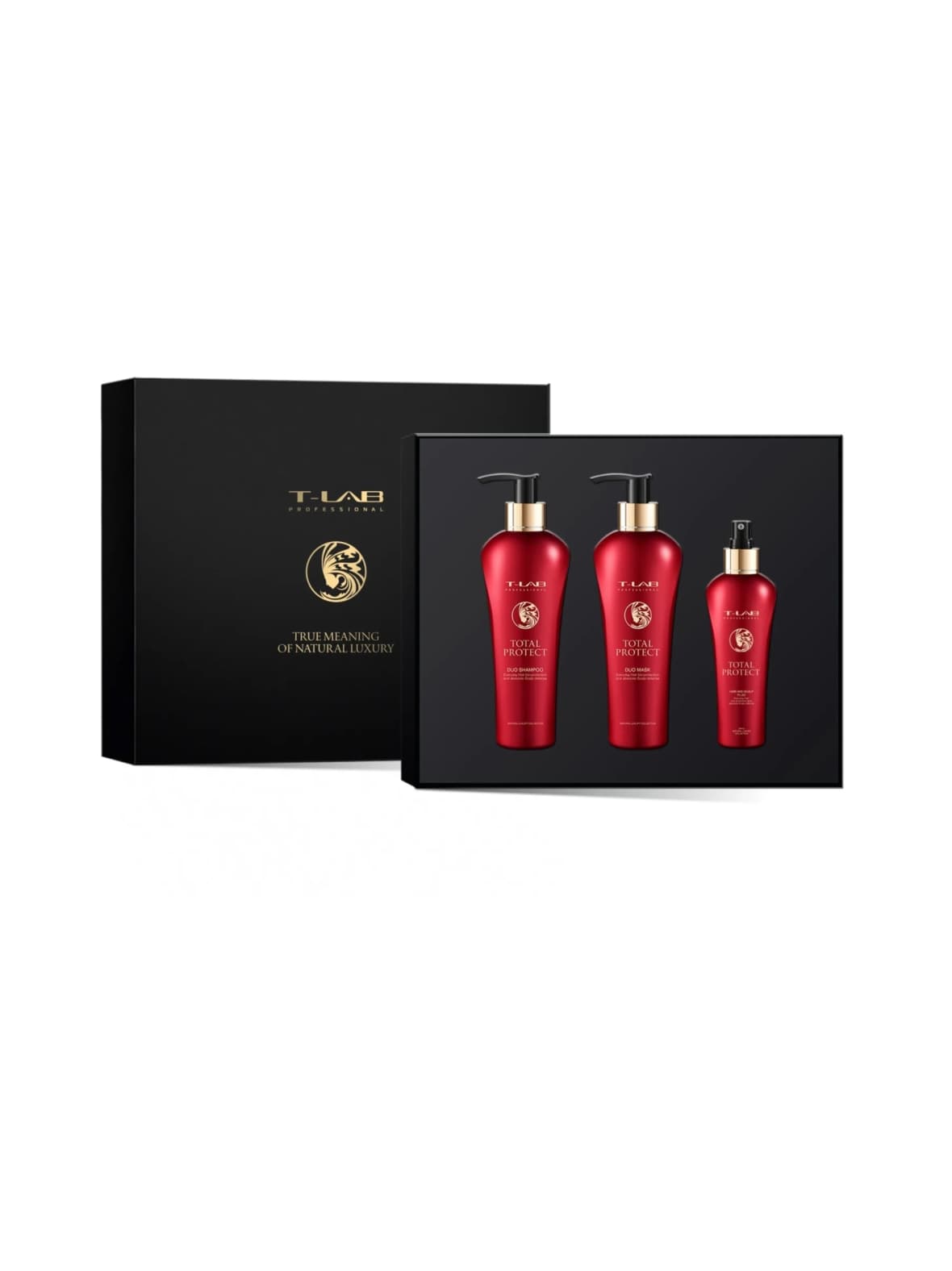 Total protect ritual set- lahjapakkaus värjätyille hiuksille, 3 tuotetta