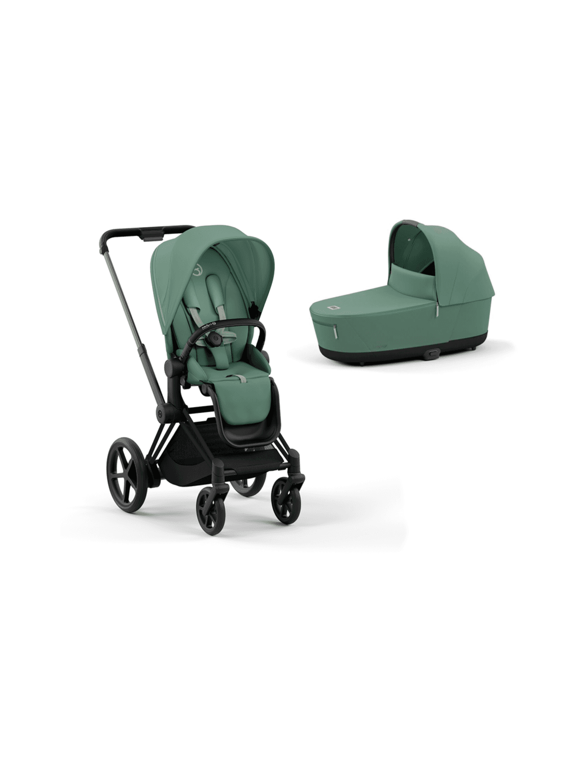 Cybex epriam yhdistelmävaunut (matte/black)