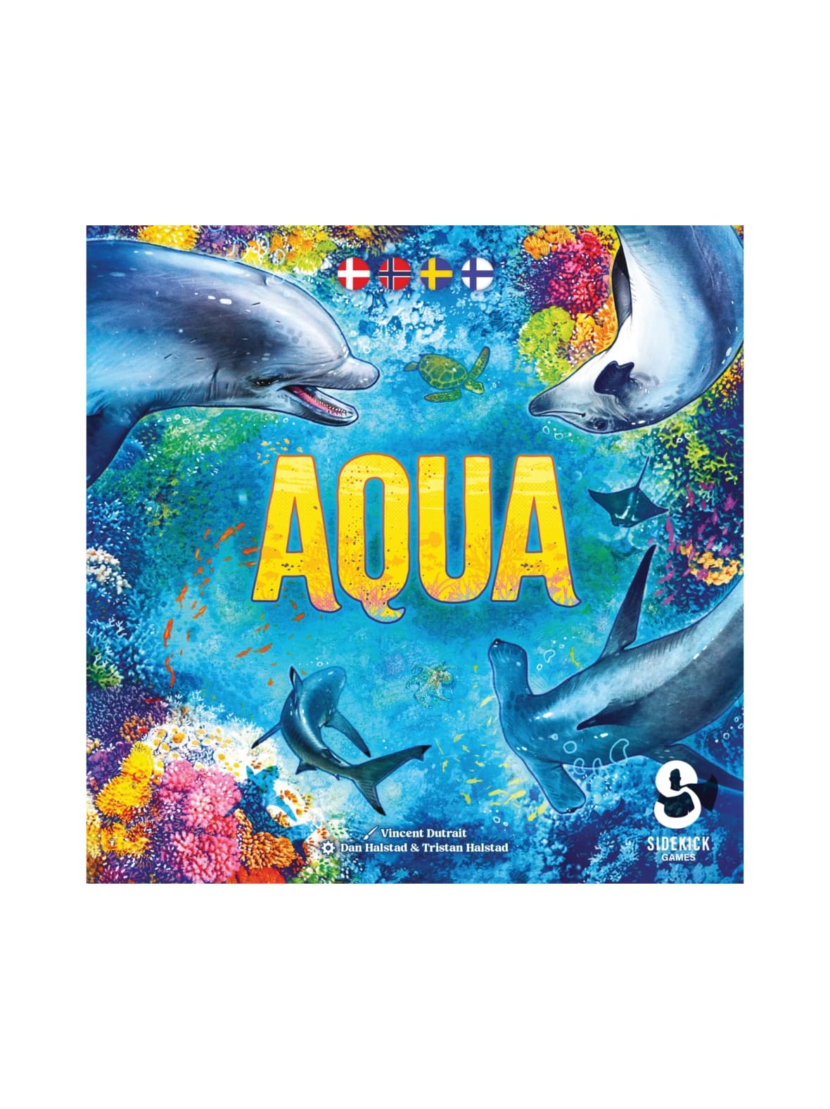 Asmodee lautapeli aqua (suomenkielinen ja ruotsikielinen)