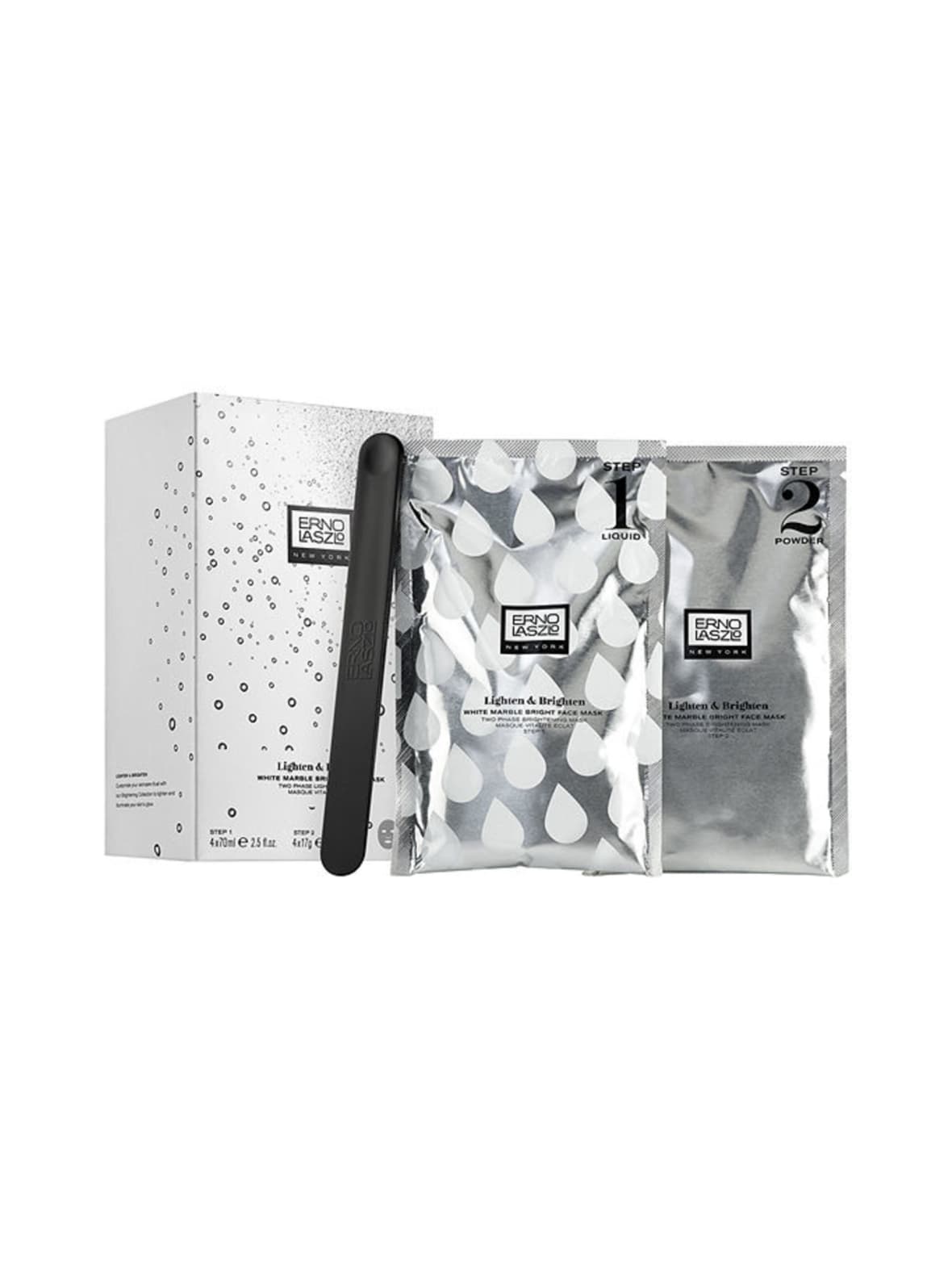 White marble bright face mask -naamiopakkaus, 4 hoitokertaa