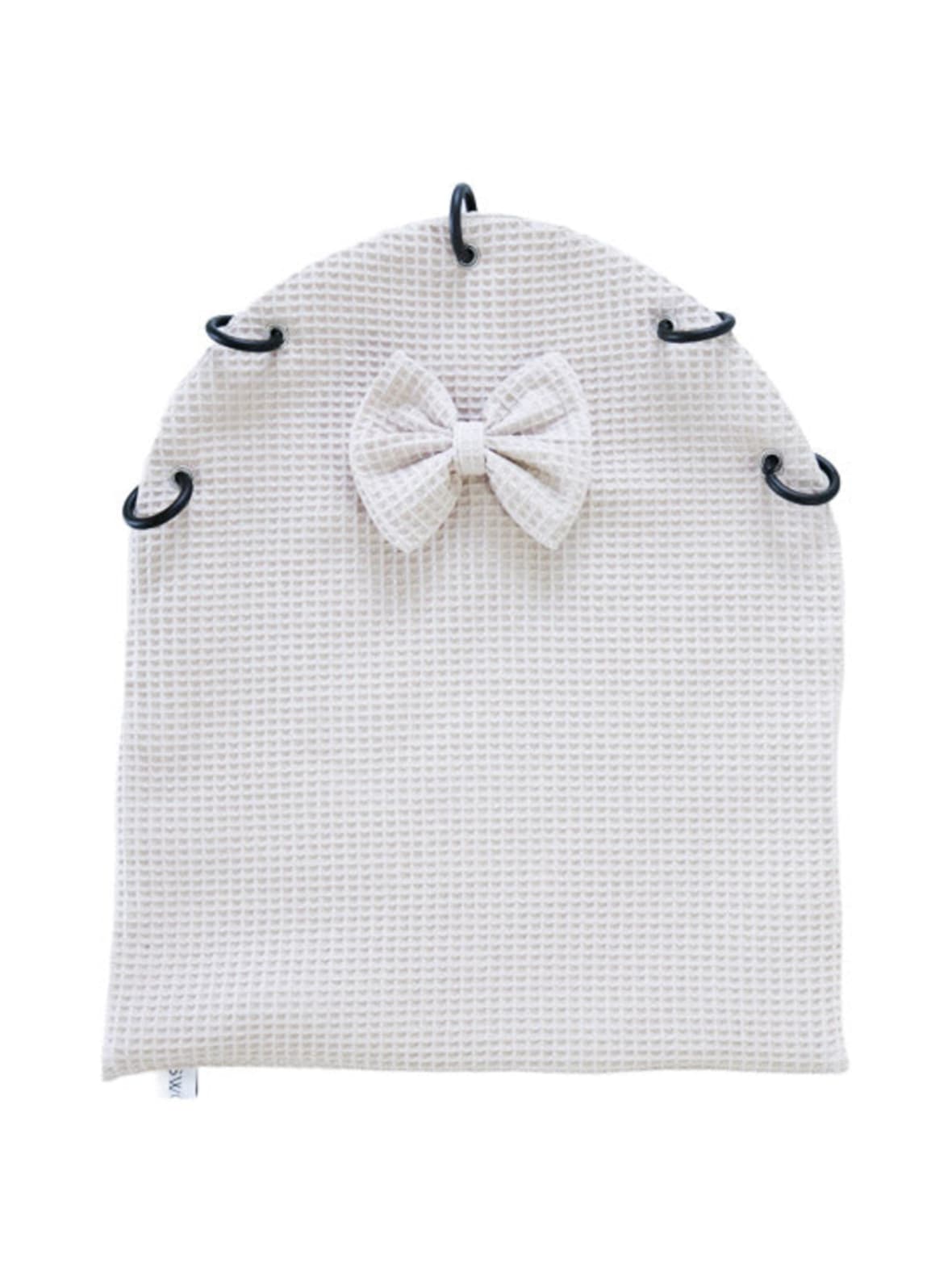 Vaunuverho - siru - luonnonvalkoinen