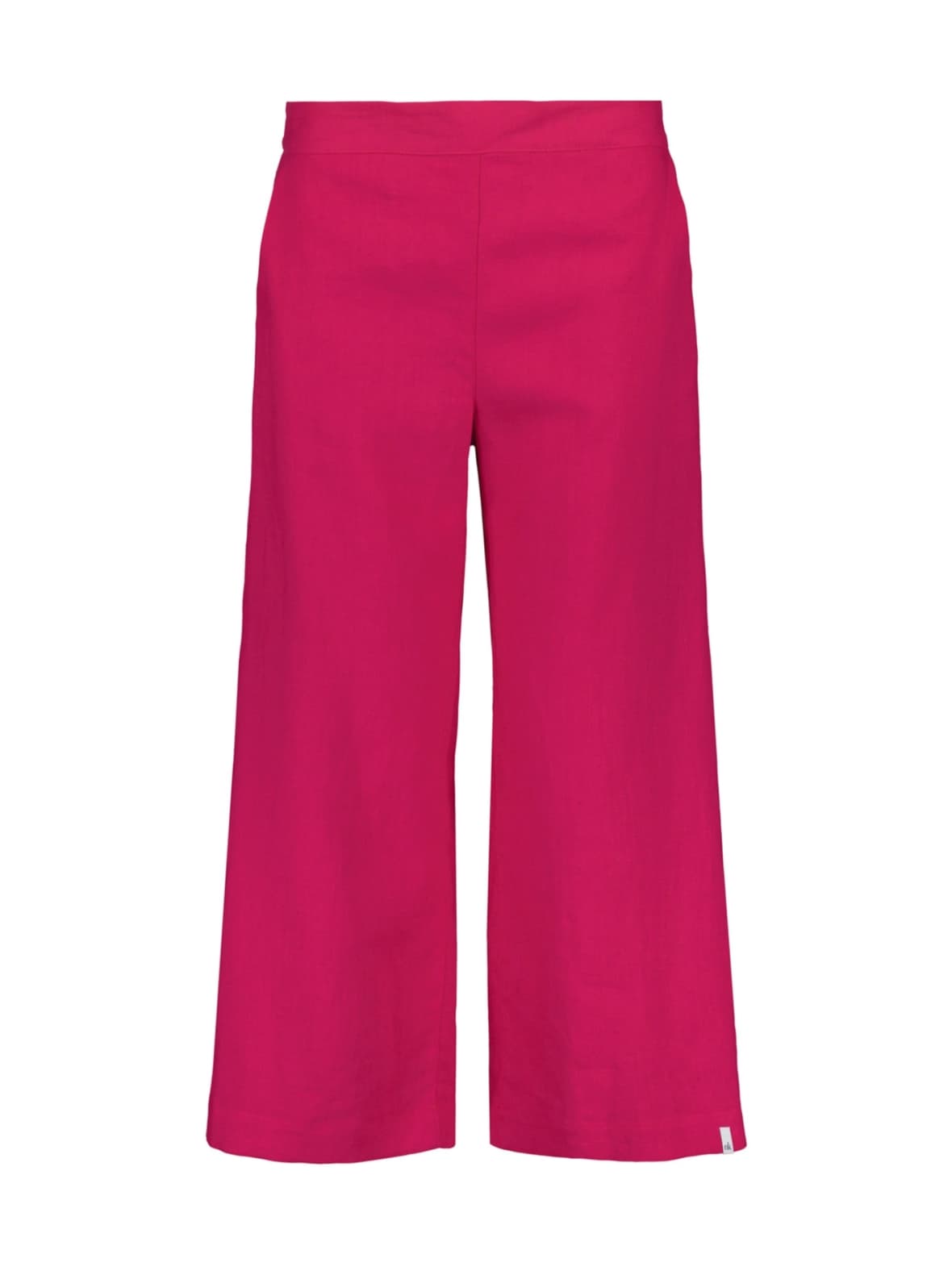 Culottes pellavahousut, pink peacock