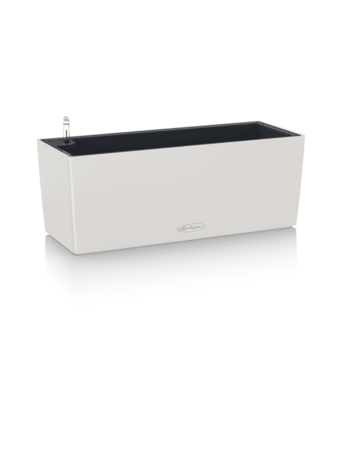 Trend balconera color valkoinen 2xparvekeruukku 50x19cm, korkeus 19cm