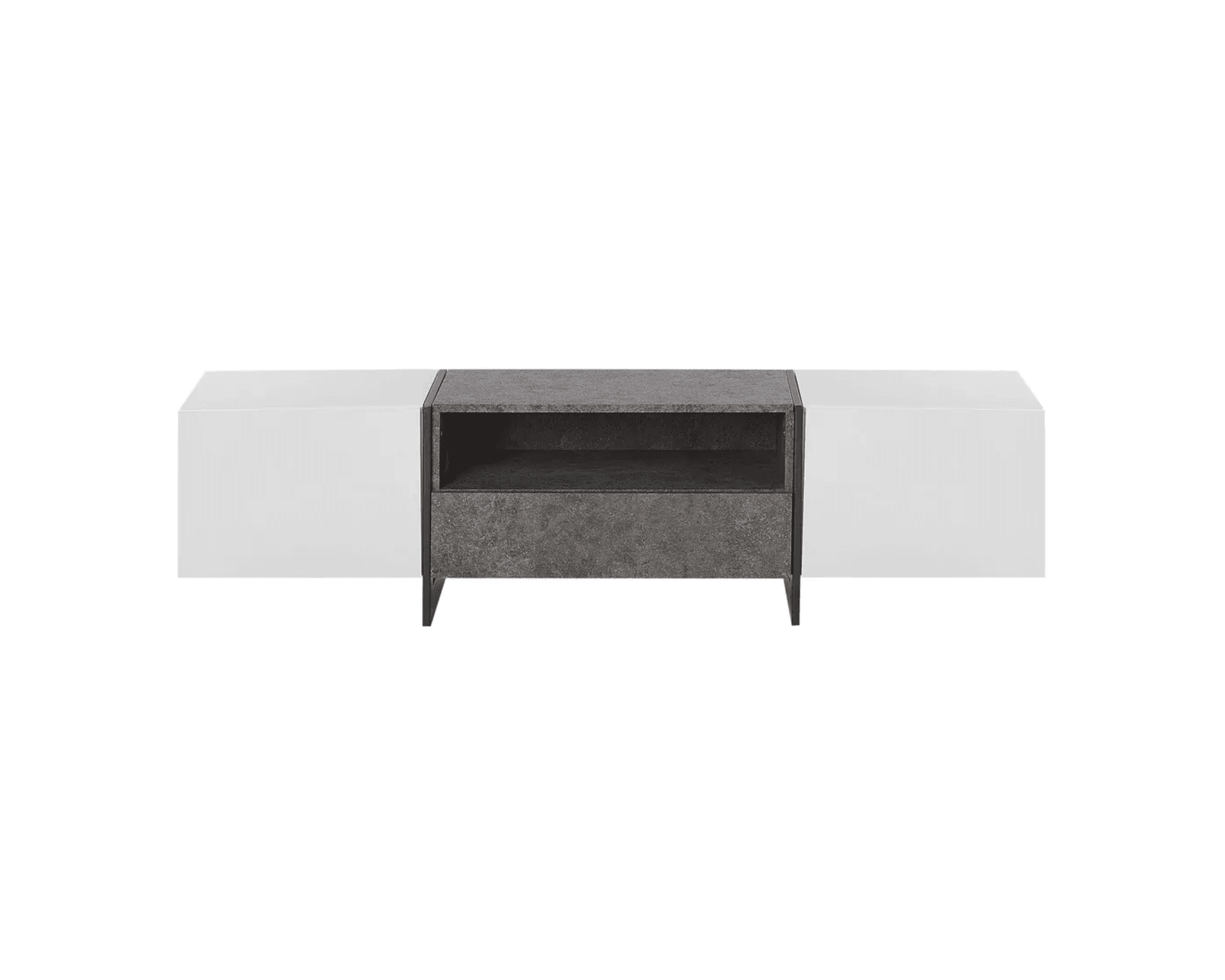 Russel TV-taso LED-valaistuksella 162 cm