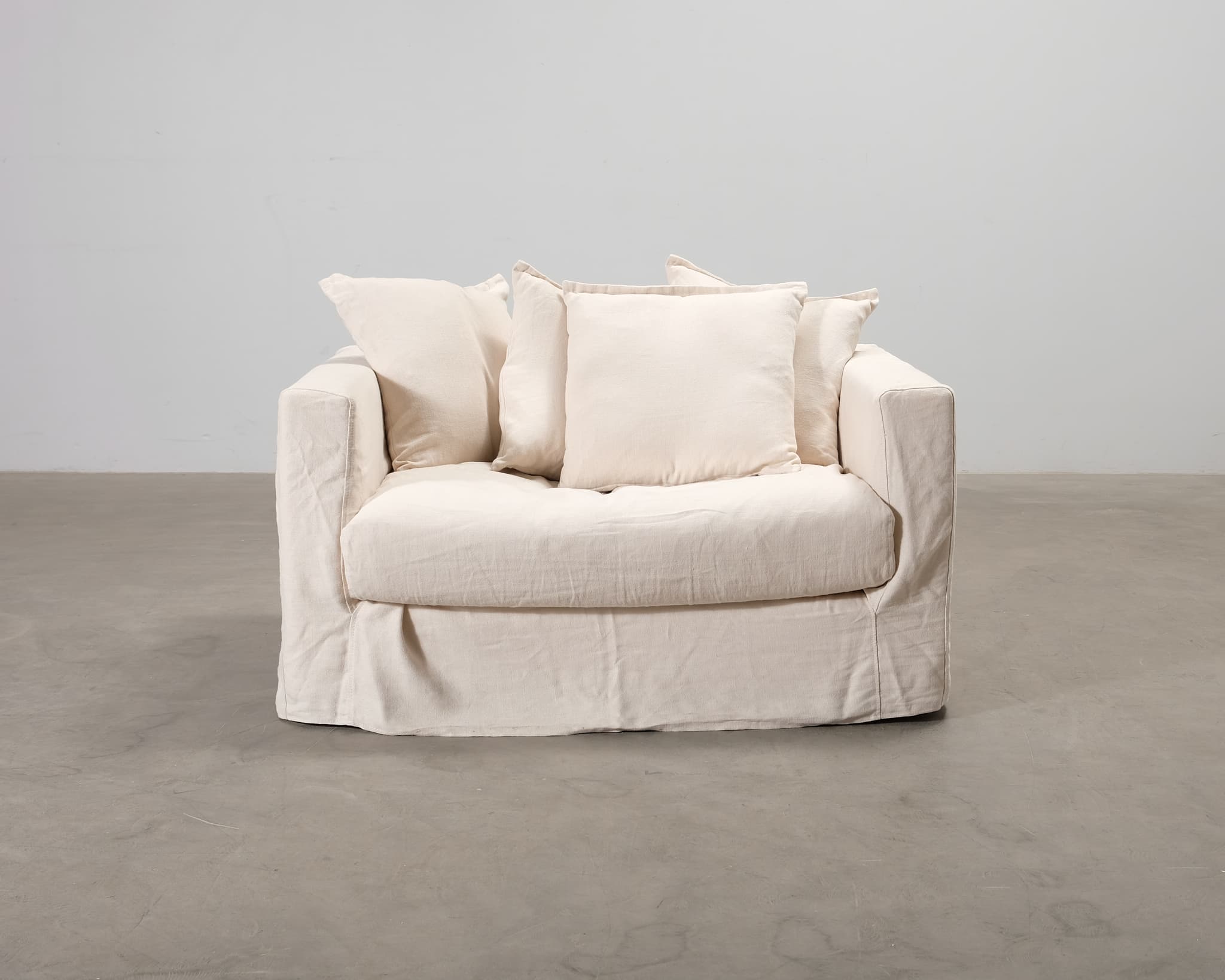 Decotique Le Grand Air Love Seat nojatuoli Creamy White