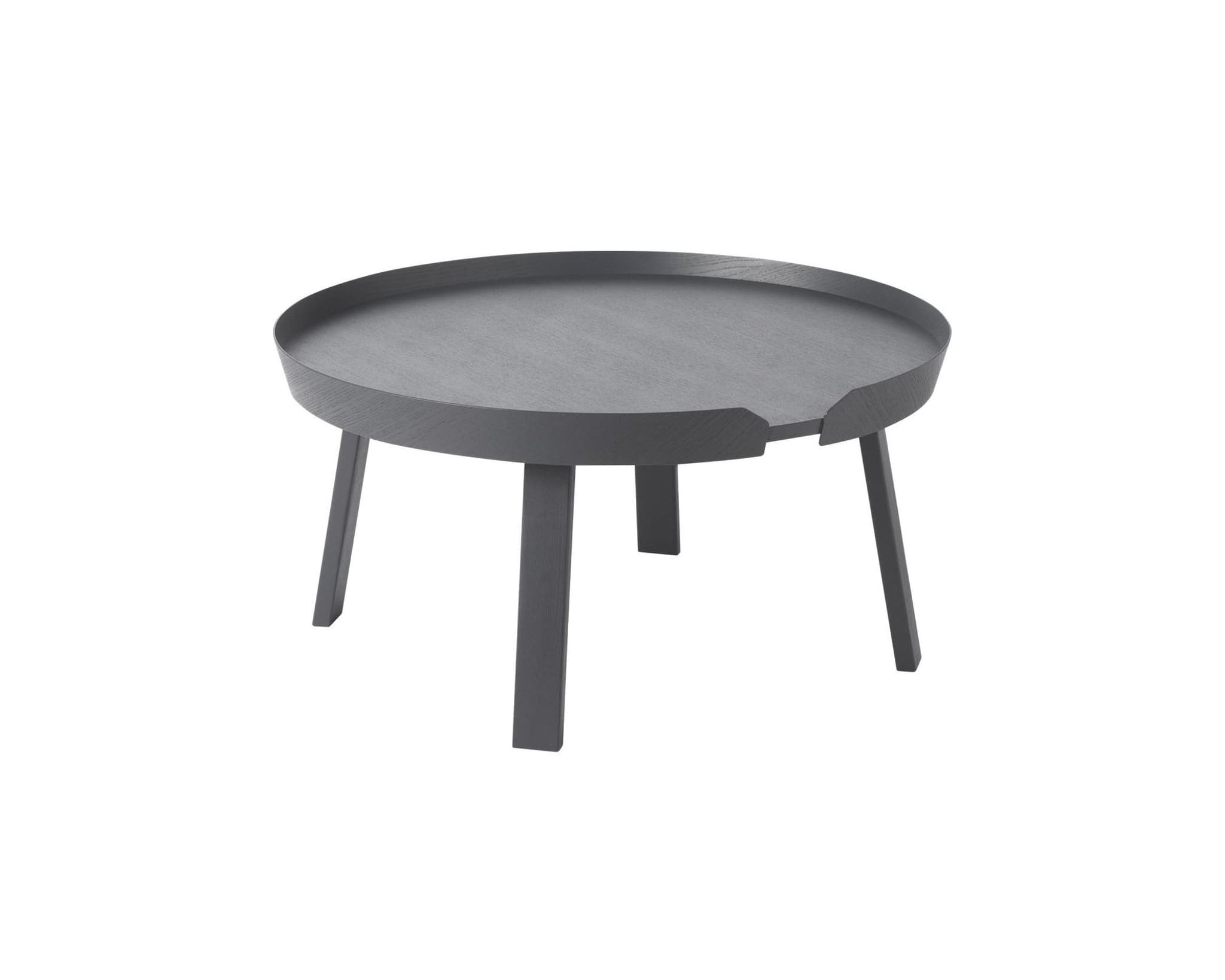 Muuto Around sohvapöytä ø 72 cm antrasiitti