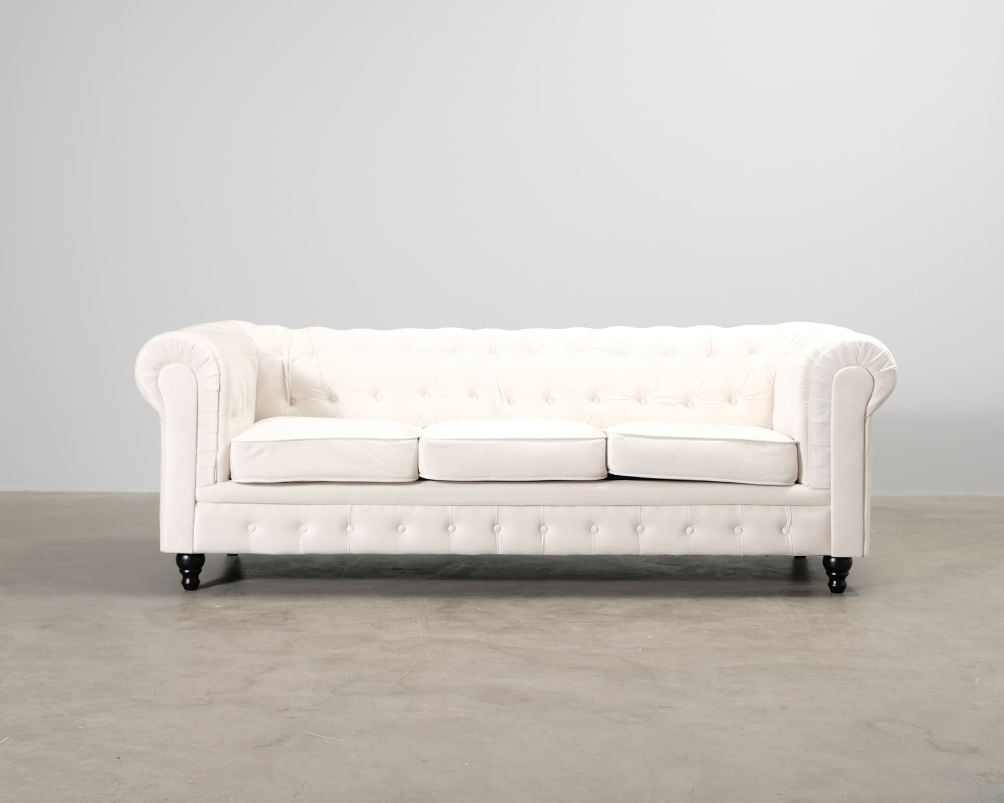 Chesterfield Lyx 3-istuttava sohva vaaleanbeige