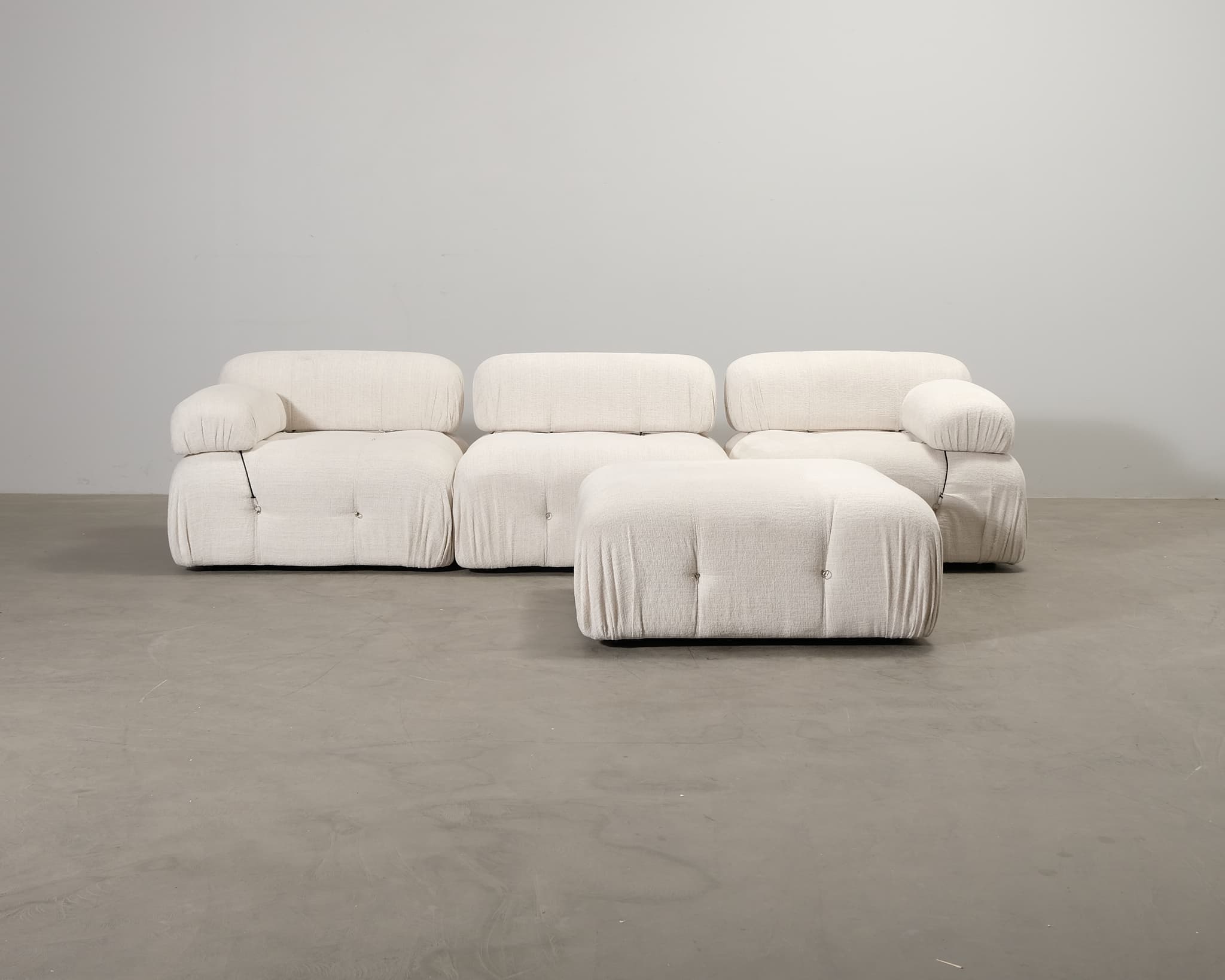 Bengul 3-istuttava moduulisohva vaaleanbeige