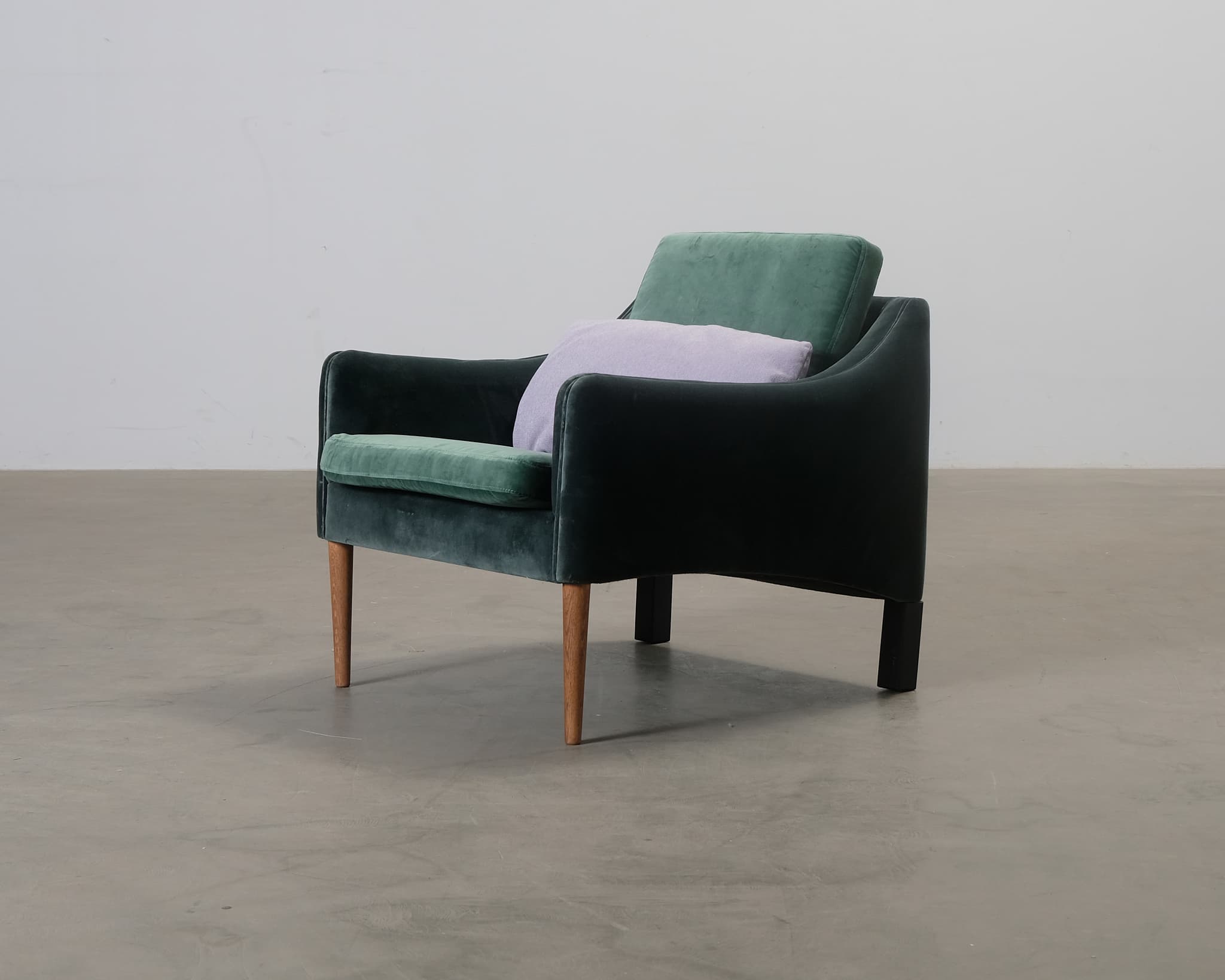 Warm Nordic Mr. Olsen nojatuoli vihreä