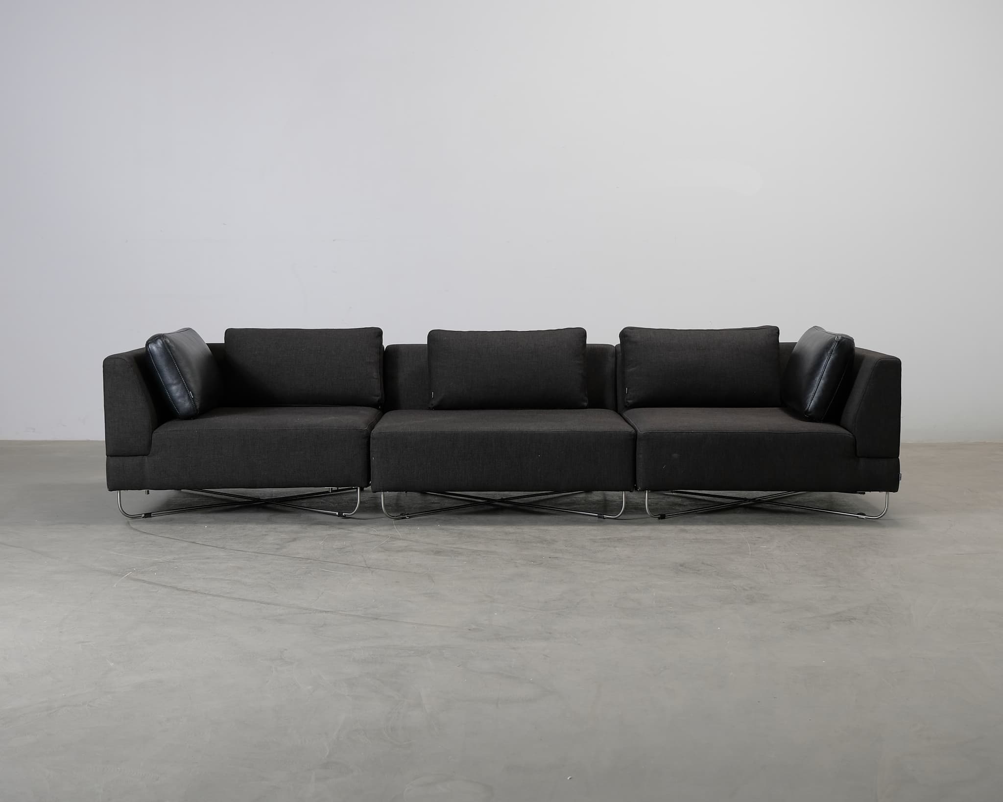 Bolia Orlando 3-istuttava sohva musta