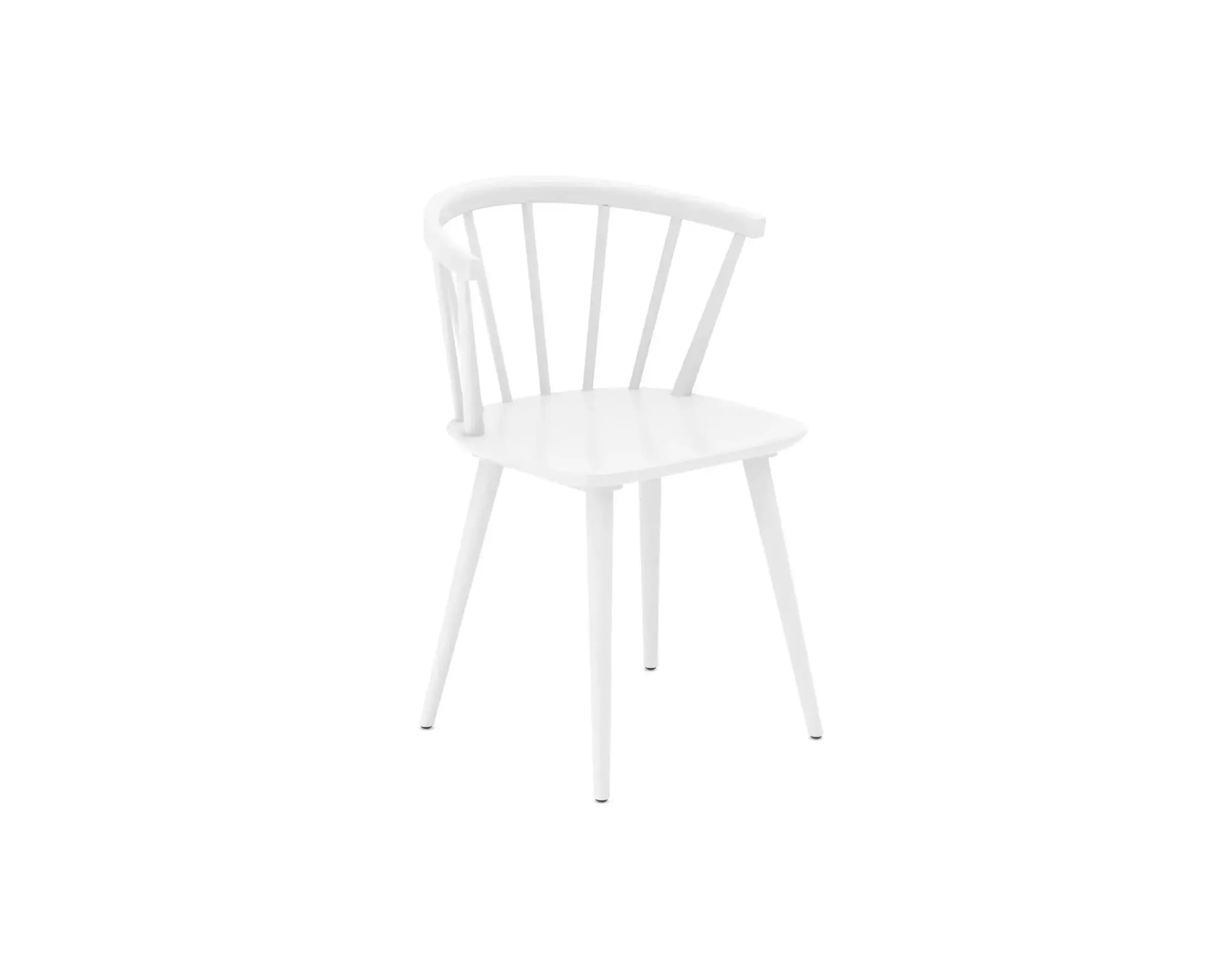 Bark Tyrö ruokapöydän tuoli valkoinen, 6 kpl setti