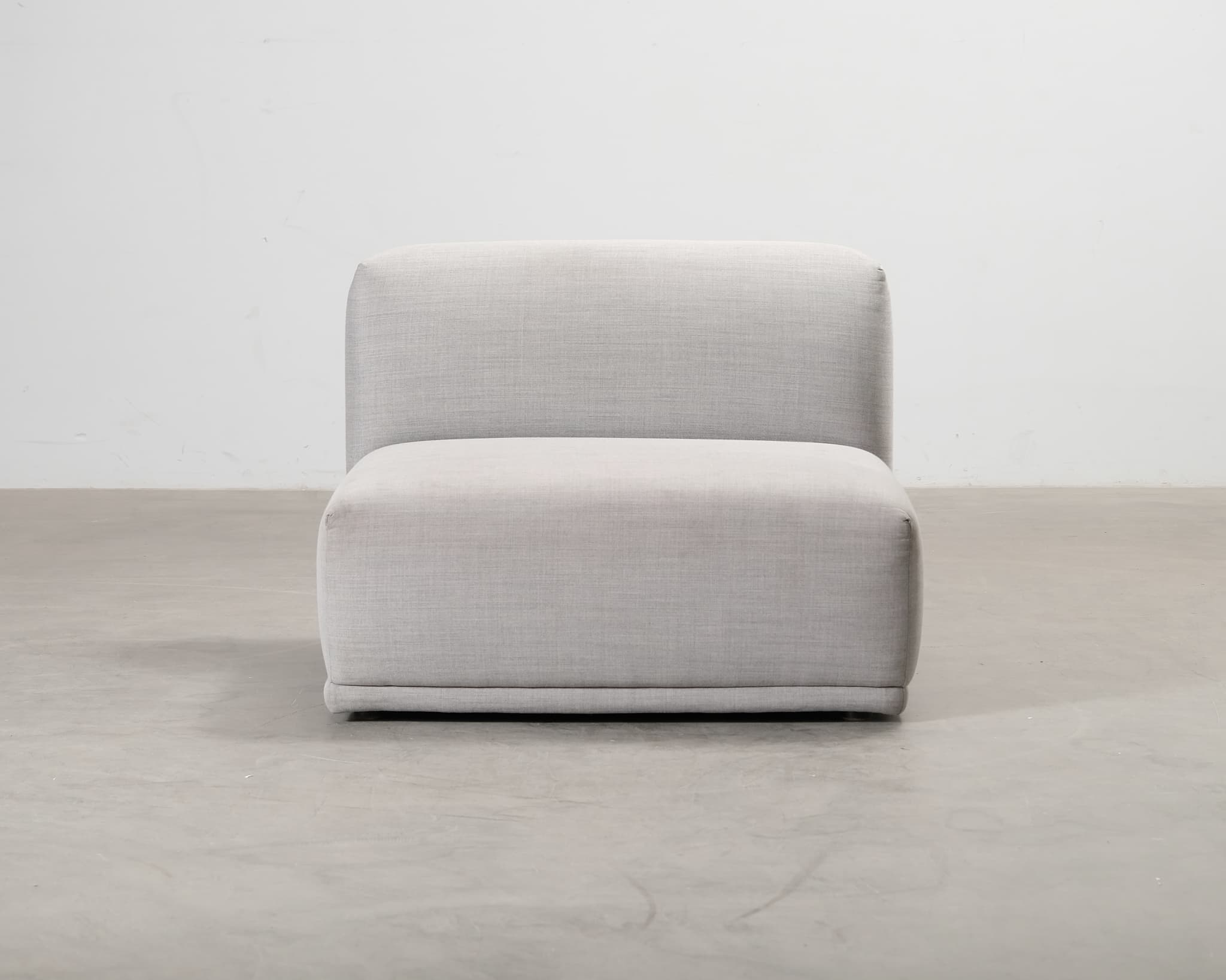 Muuto Connect Soft sohvamoduuli vaaleanharmaa