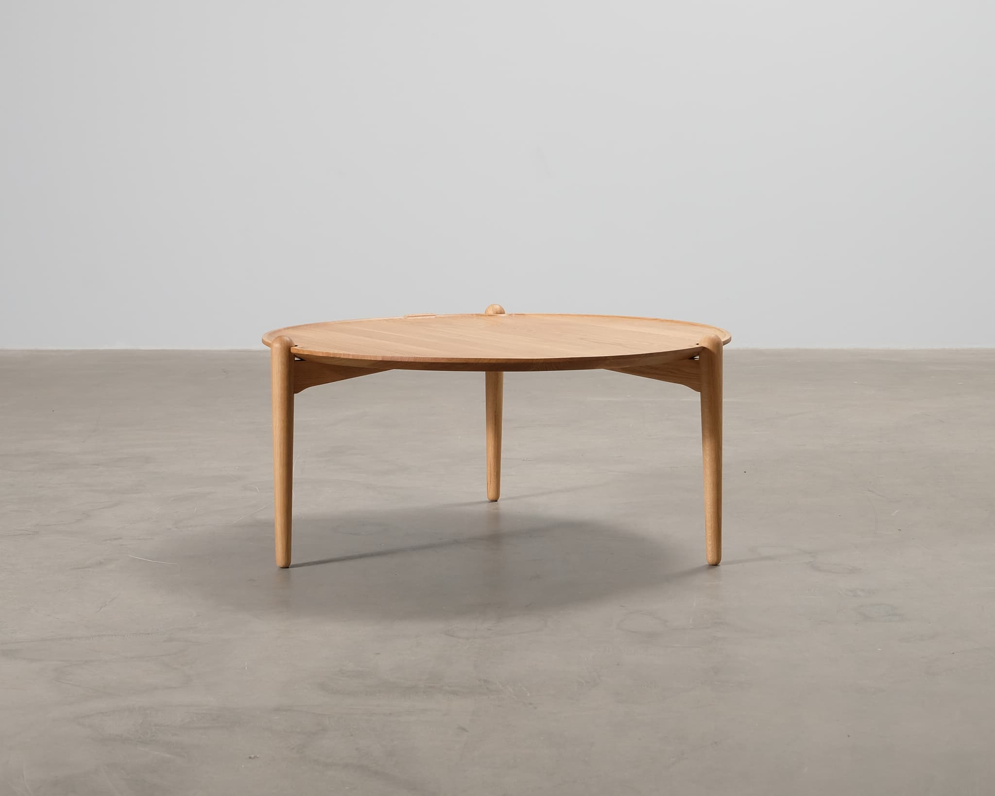 Design House Stockholm Aria sohvapöytä ø 90 cm tammi
