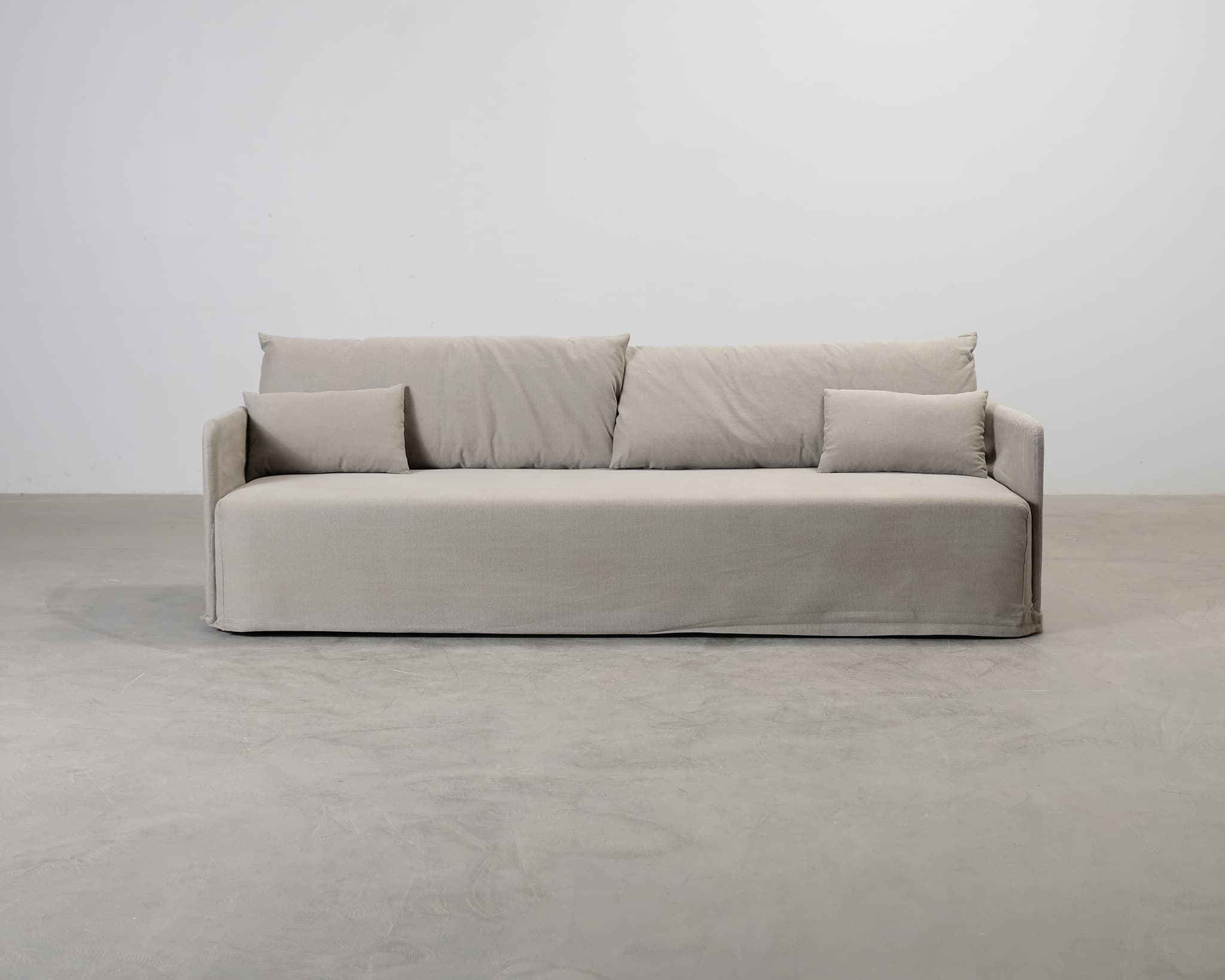 Audo Copenhagen Offset 3-istuttava sohva harmaanbeige