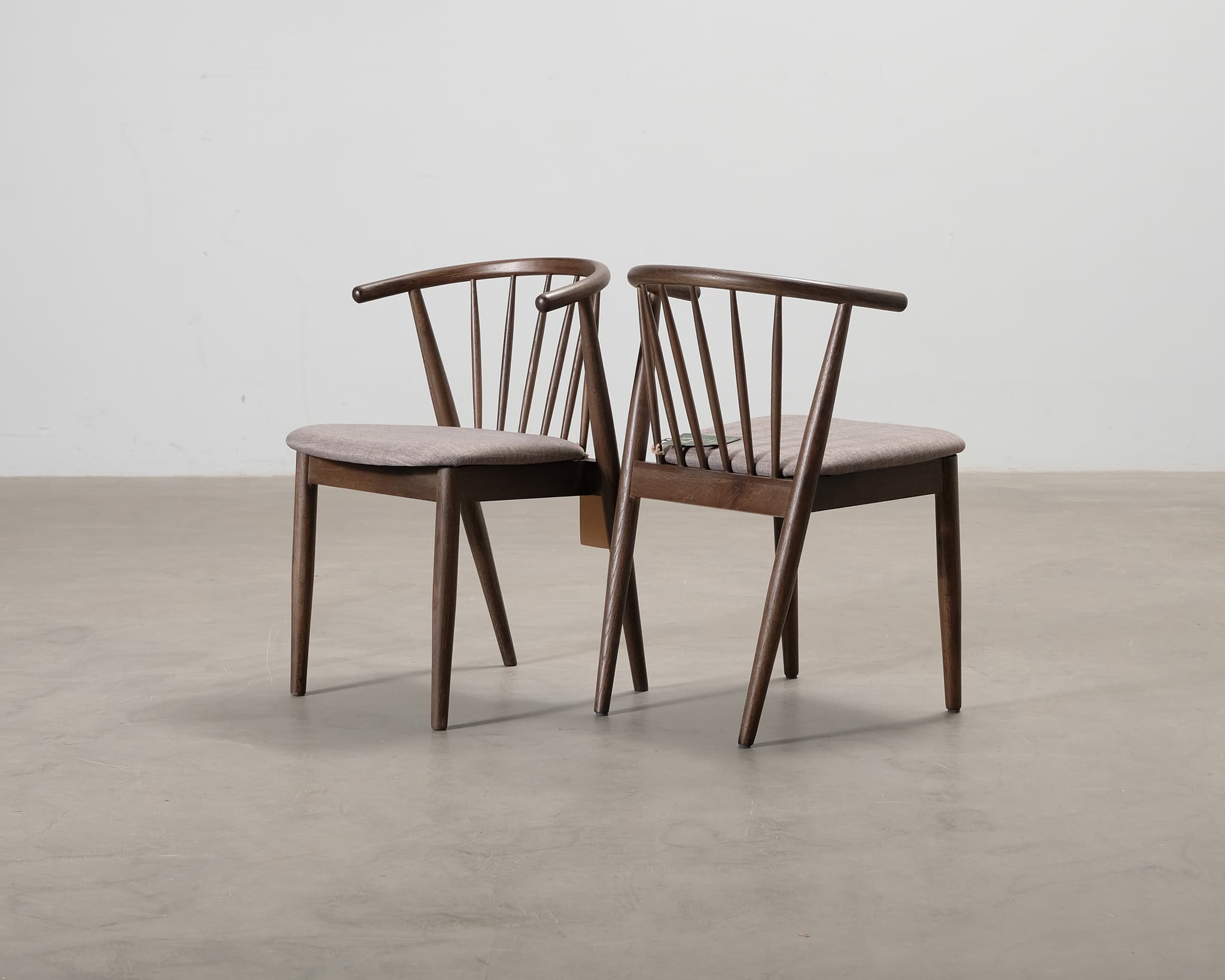 Mio Sixten tuoli ruskea, 2 kpl setti