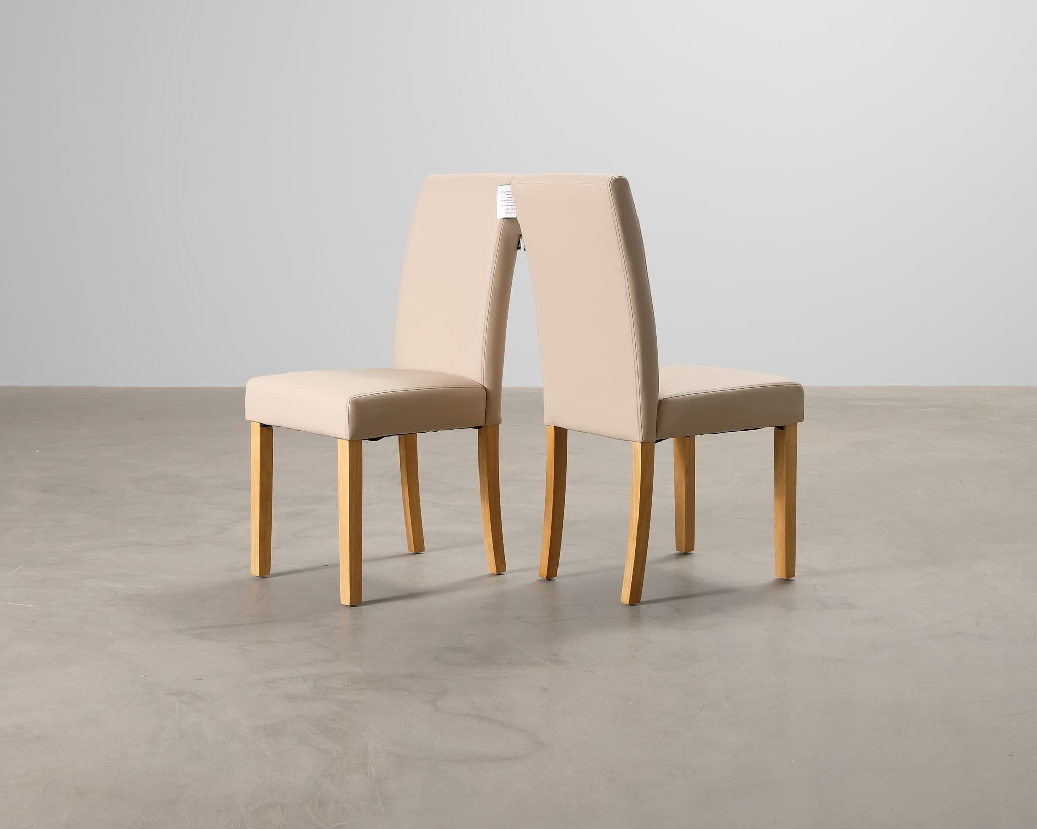Broadway ruokapöydän tuoli beige, 2 kpl setti