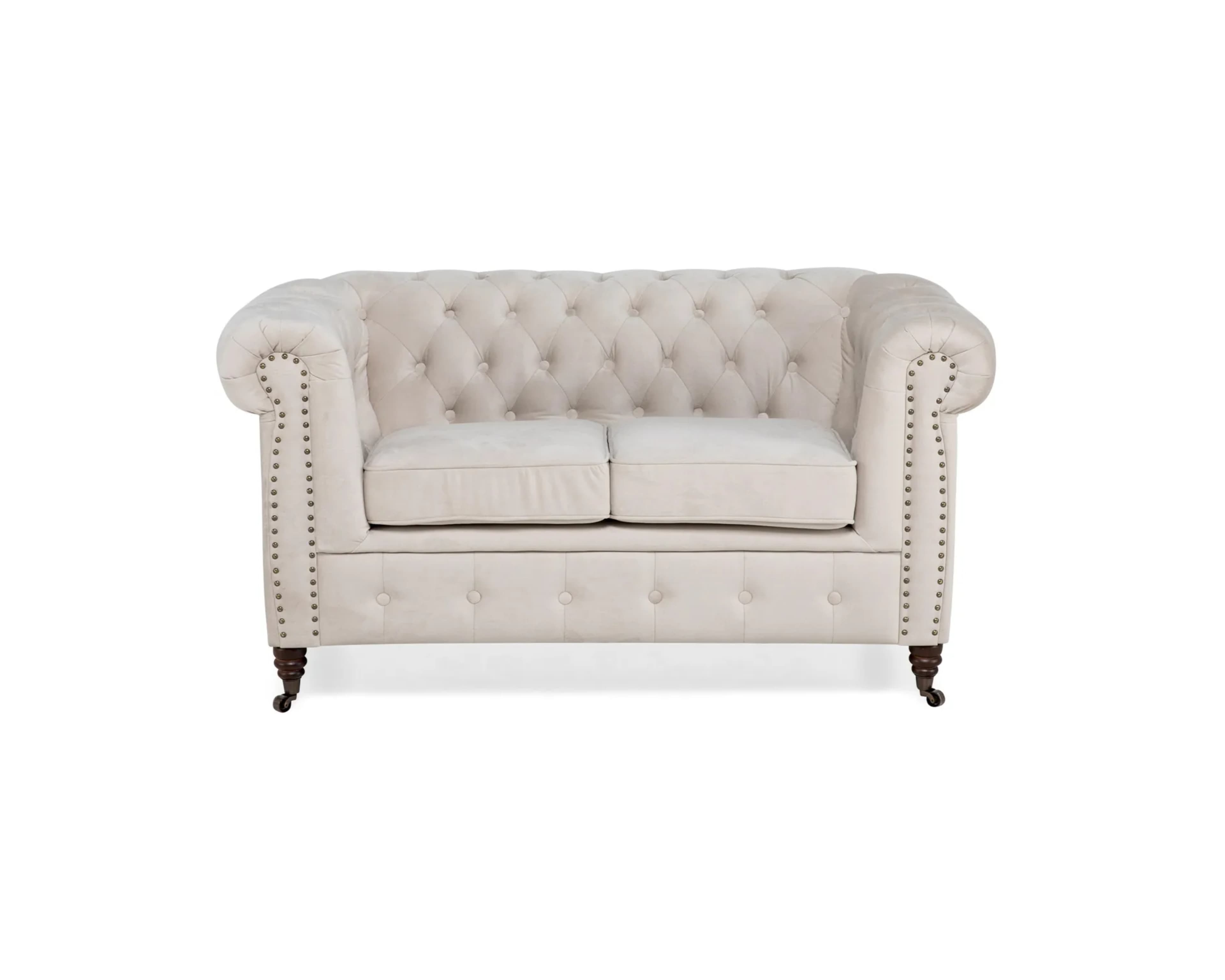 Chesterfield Deluxe 2-istuttava sohva beige