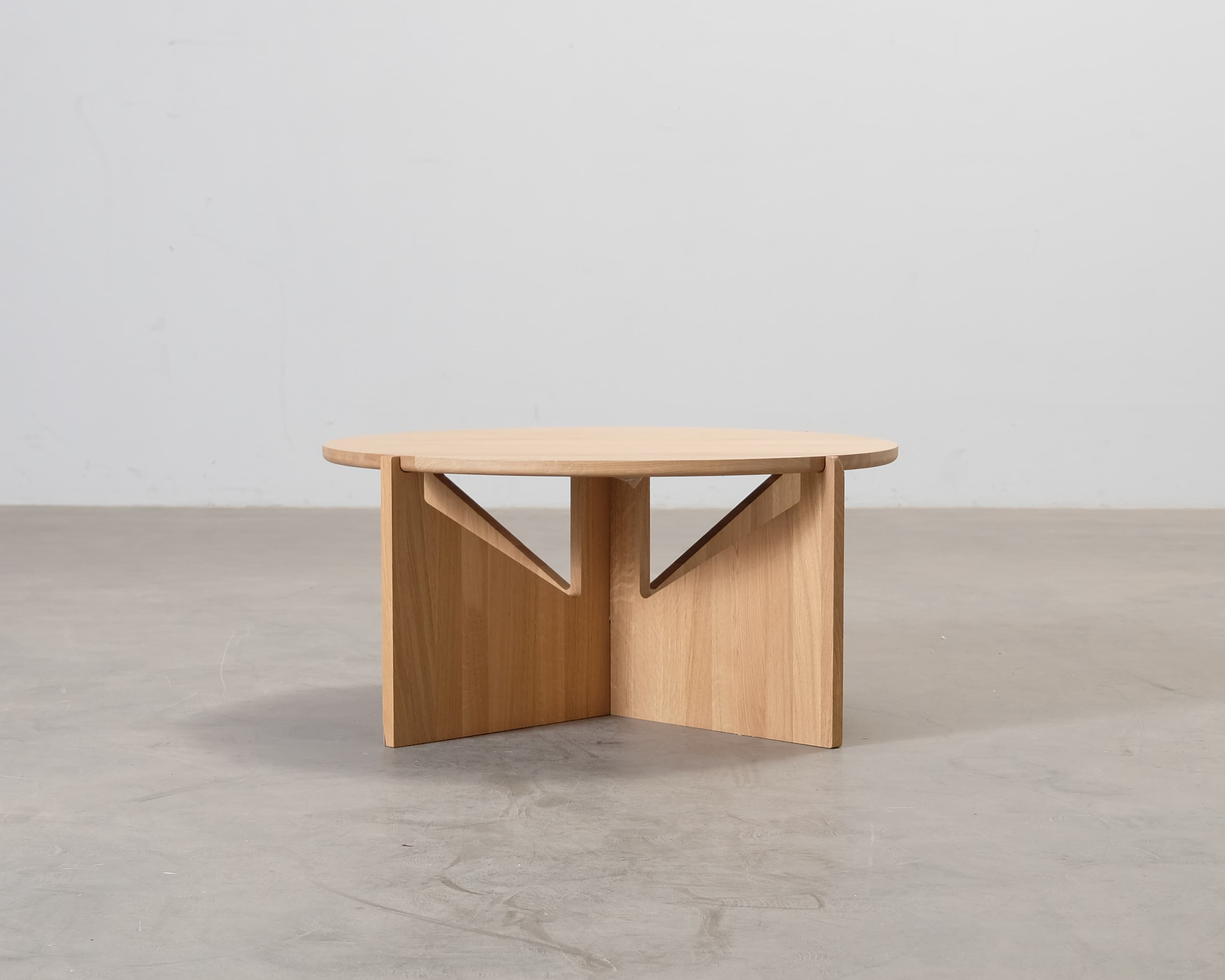 Kristina Dam Studio Simple XL sohvapöytä ø 78 cm tammi