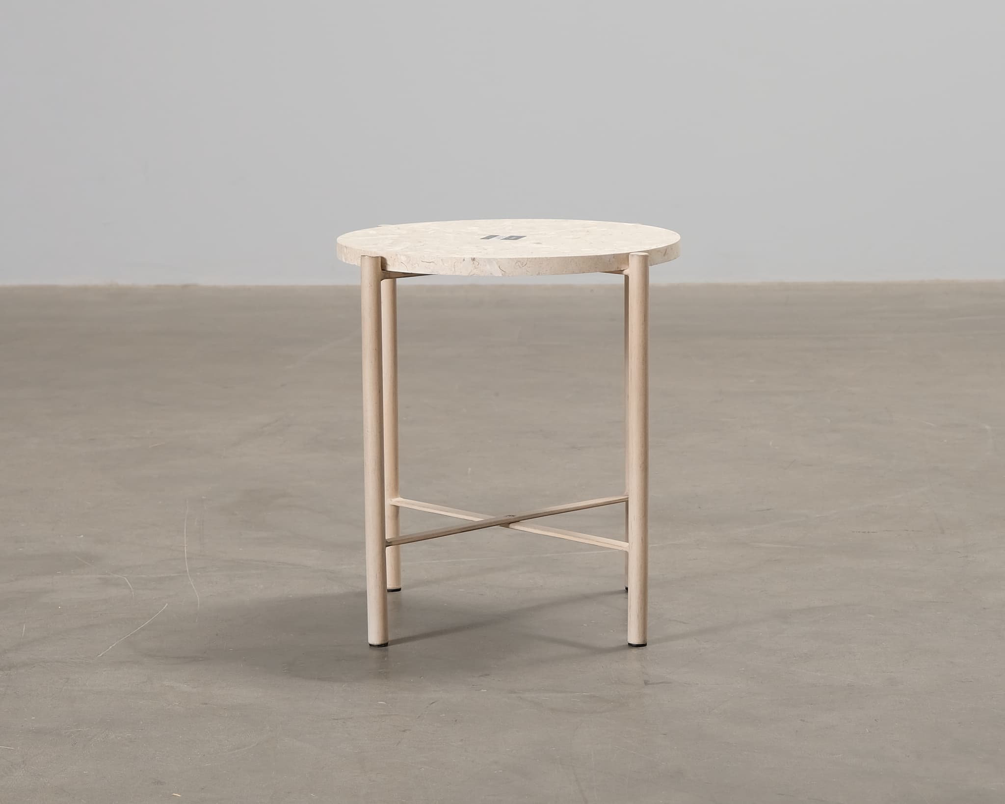 Vind Sandhamn sohvapöytä ø 40 cm beige