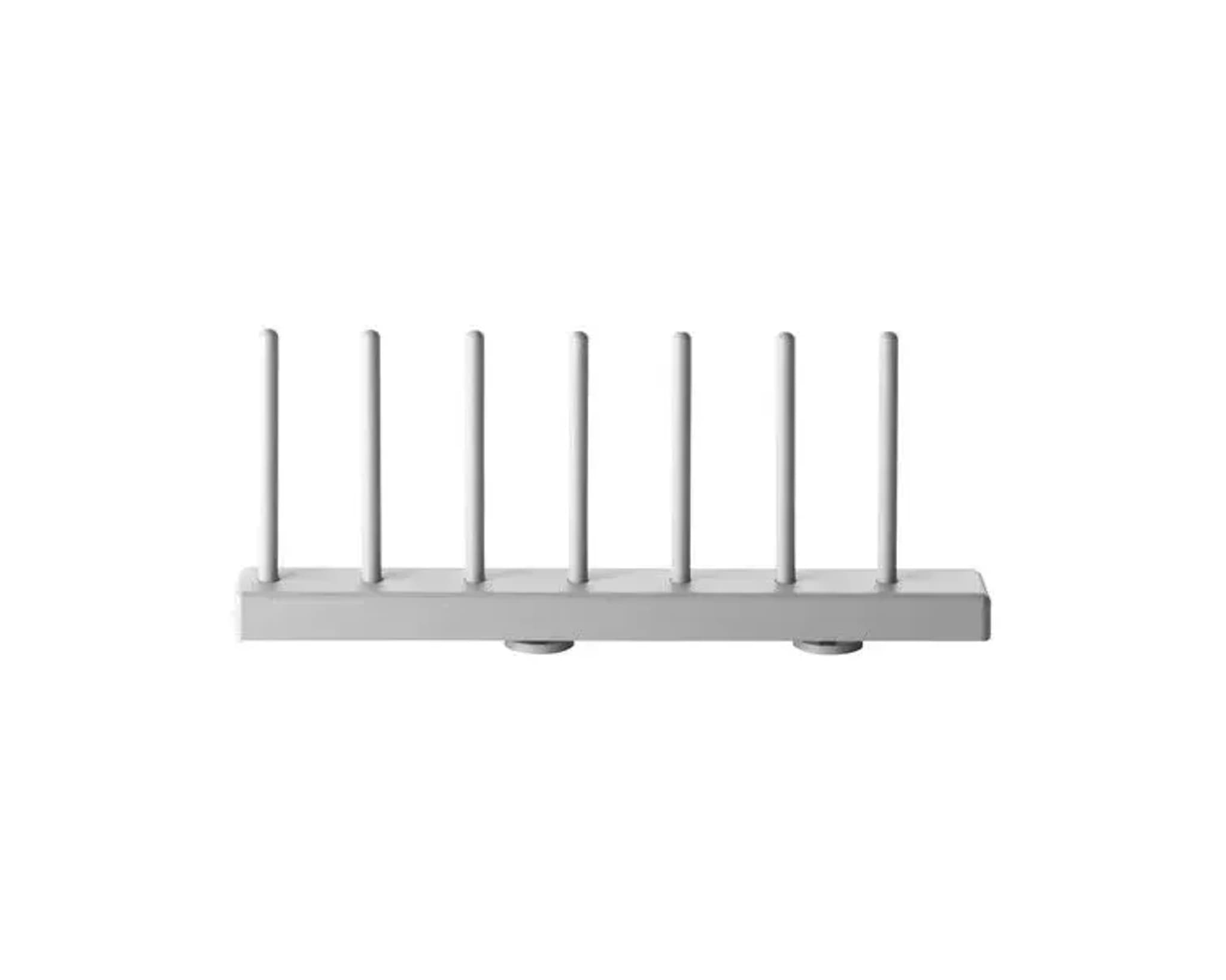 String Furniture lautasteline 20 cm harmaa, 2 kpl setti