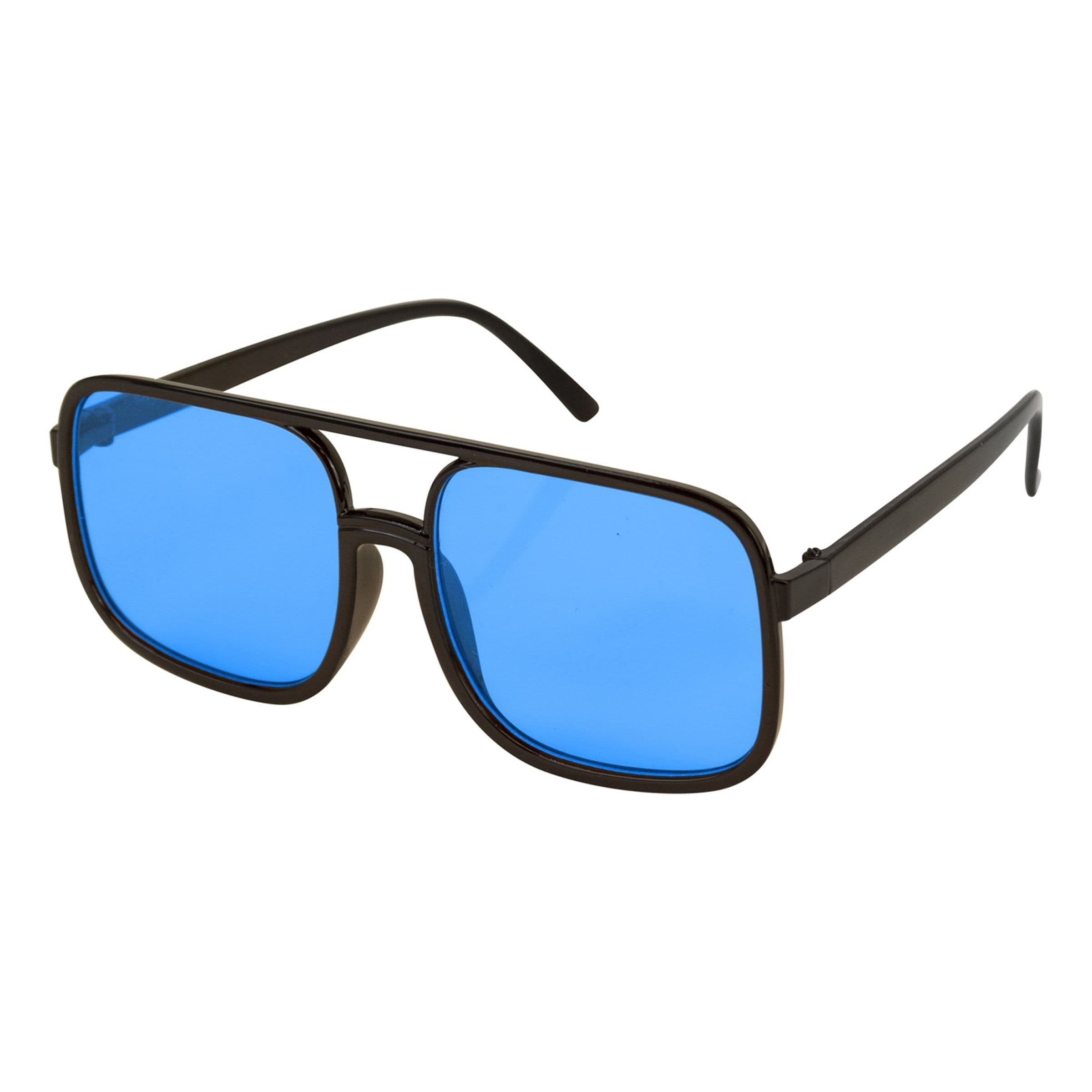 80-luvun Lasit Sininen - One size