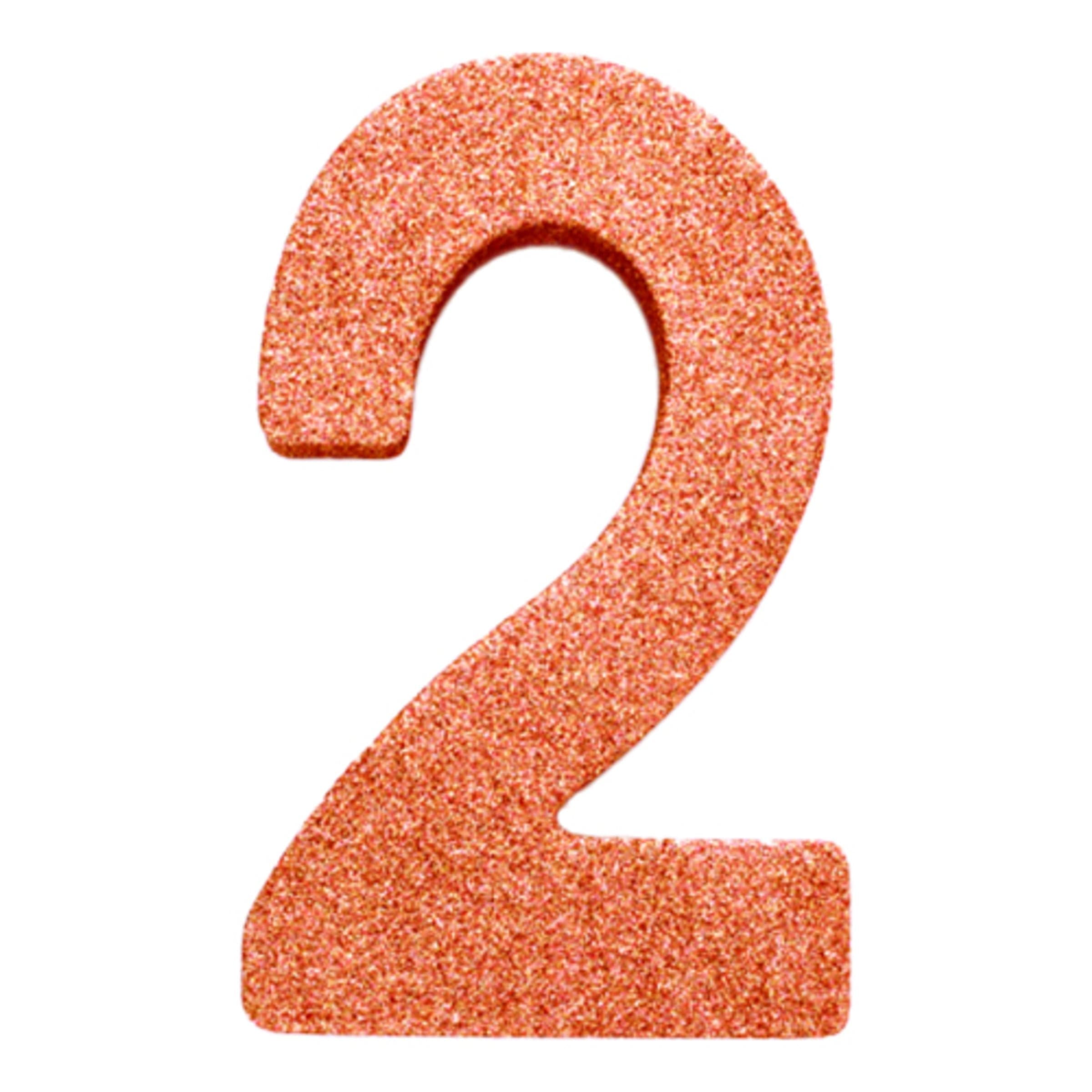 Pöytäkoriste Numero Ruusukulta - Numero 2