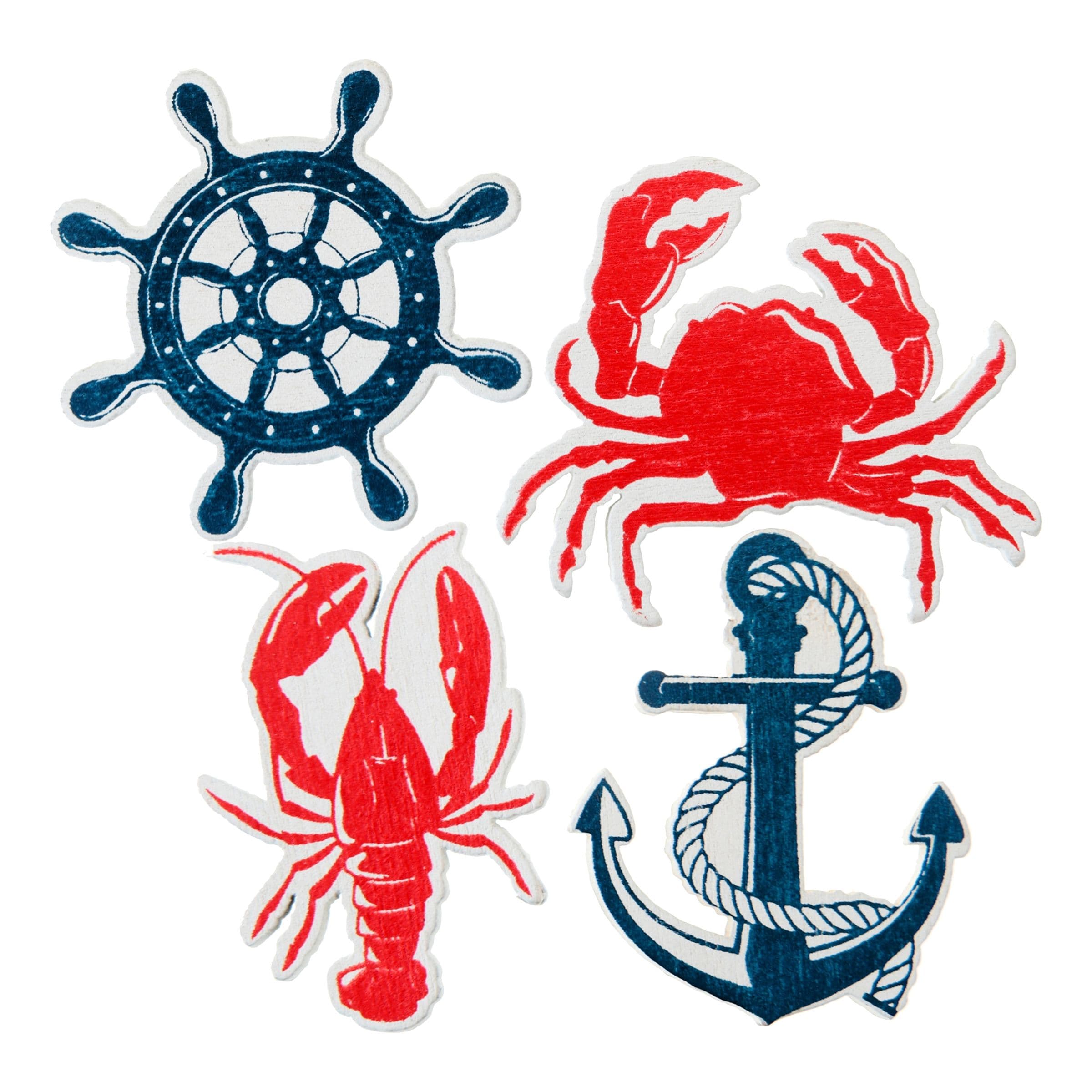 Pöytäkonfetti Puu Sea Side - 10-pakkaus