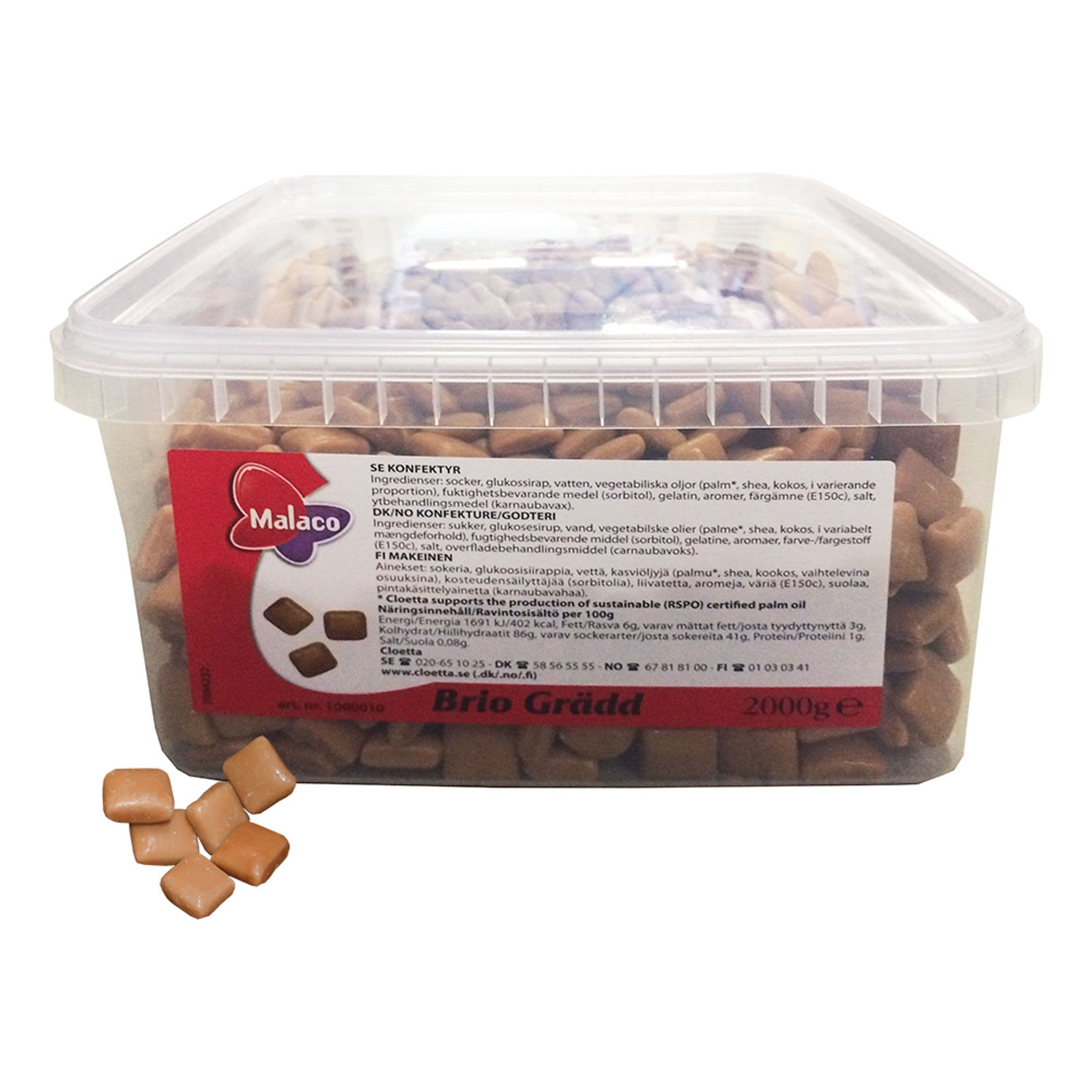 Malaco Brio Kermatoffee Suurpakkaus - 2 kg