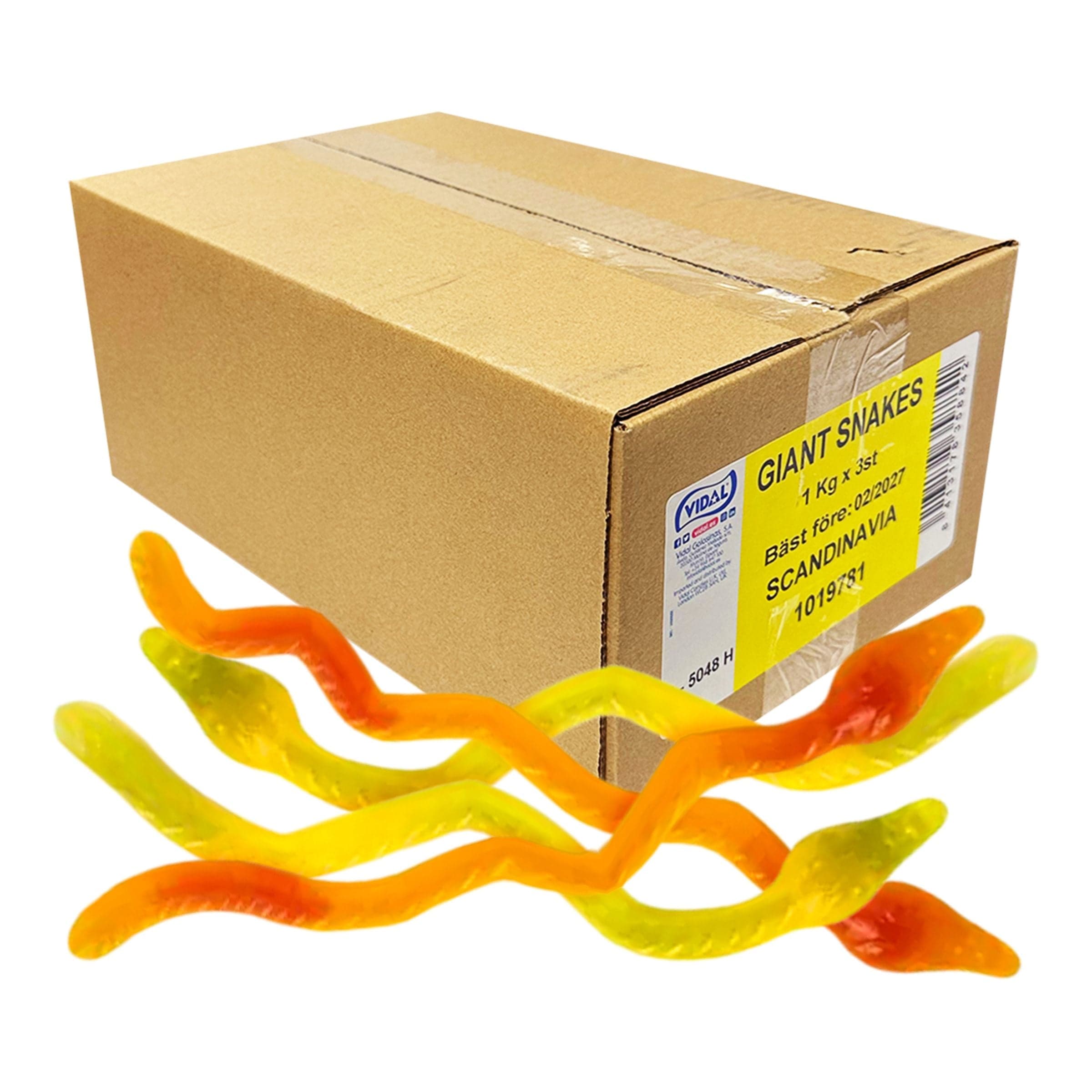 Giant Snakes Suurpakkaus - 3 kg