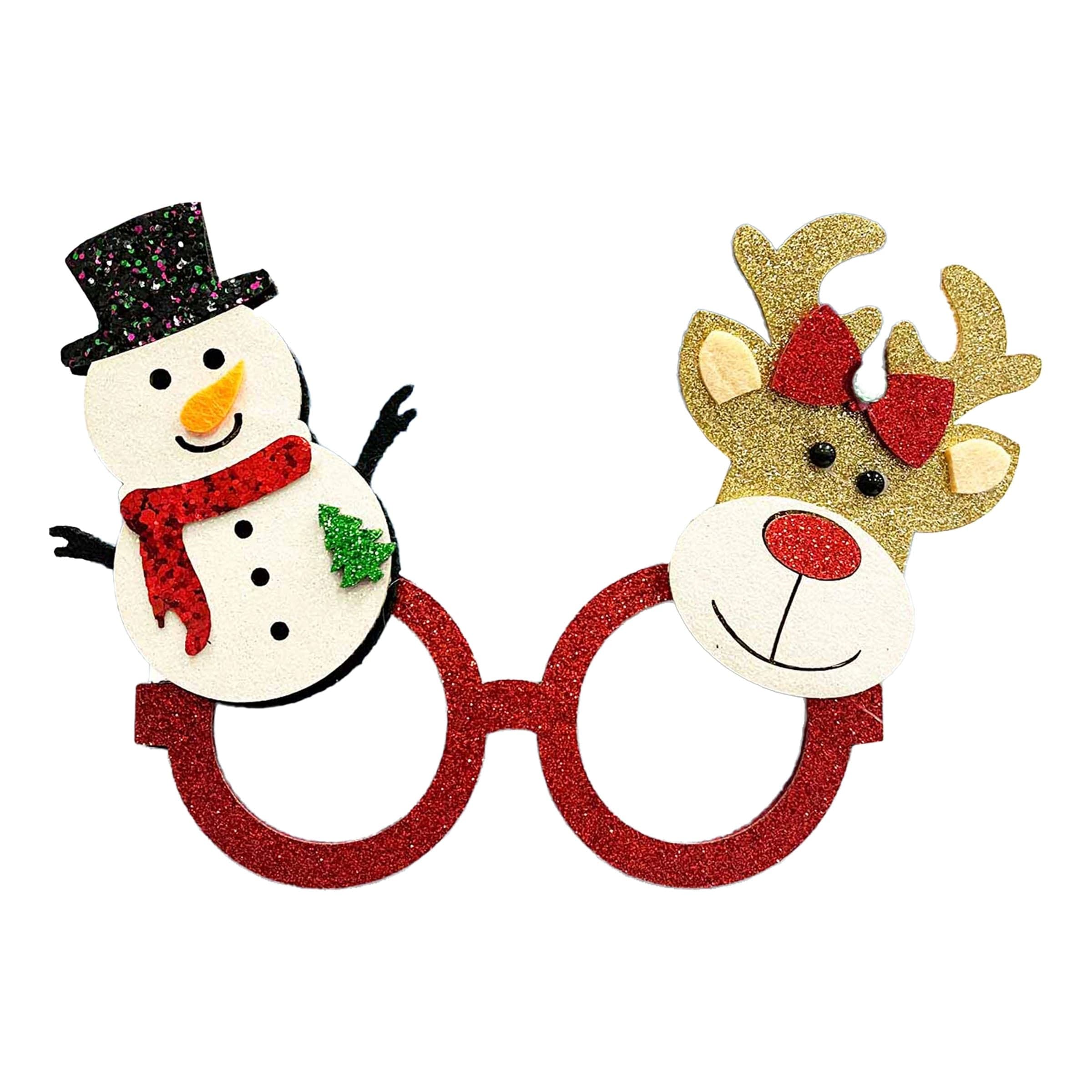 Silmälasit Lumiukko ja Poro - One size