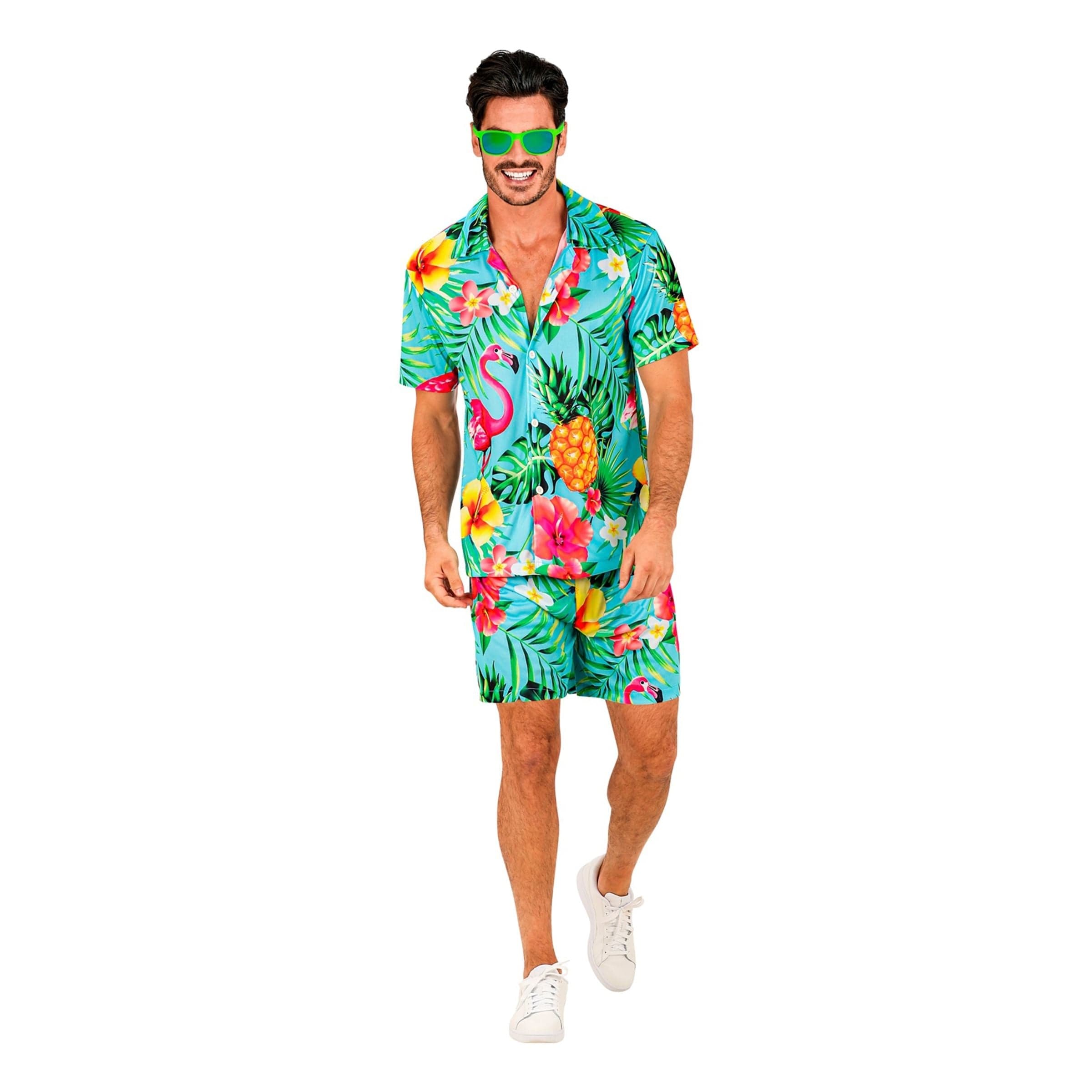 Havaijilaisasu Turkoosi - Large/X-Large