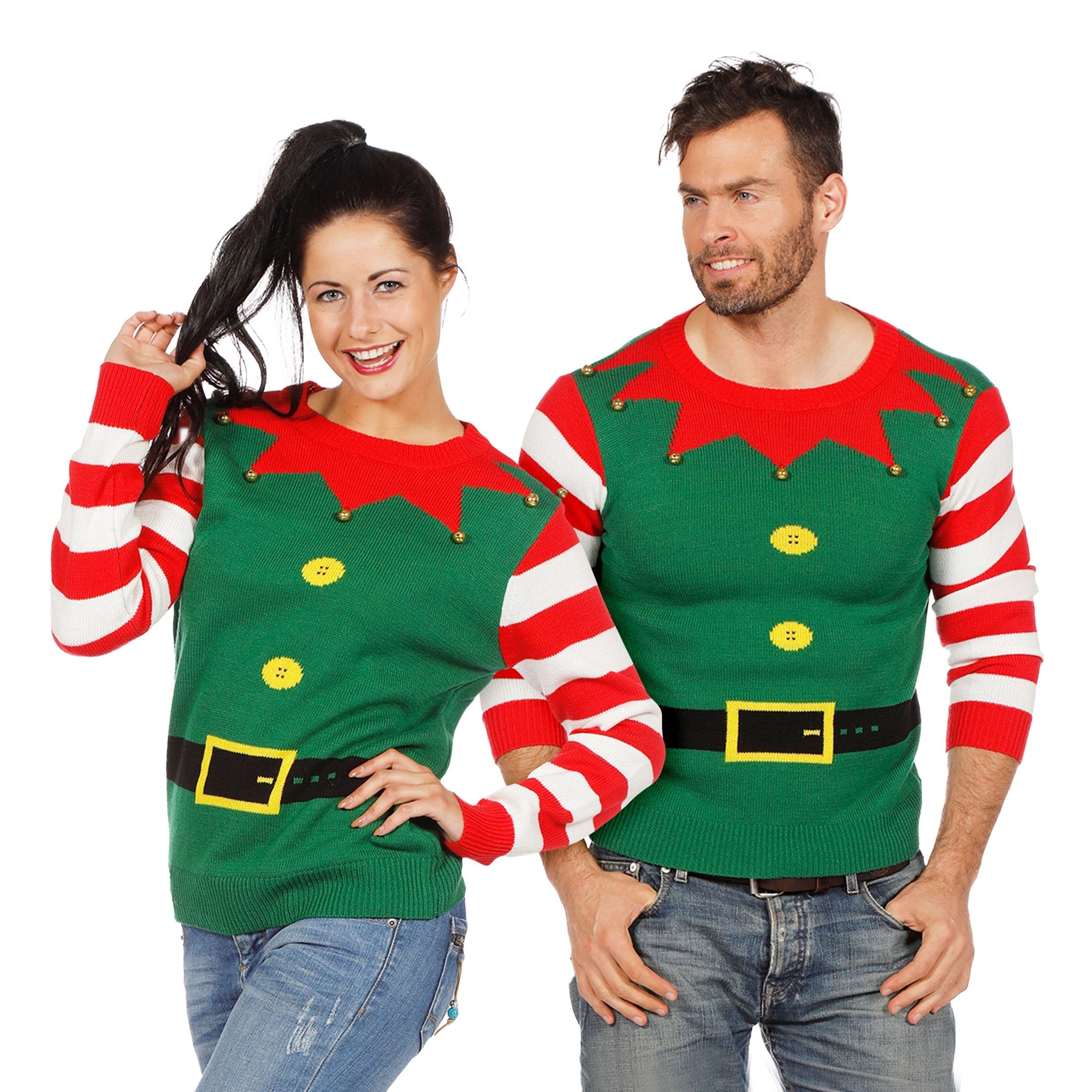 Joulupaita Vihreä Tonttu - Medium