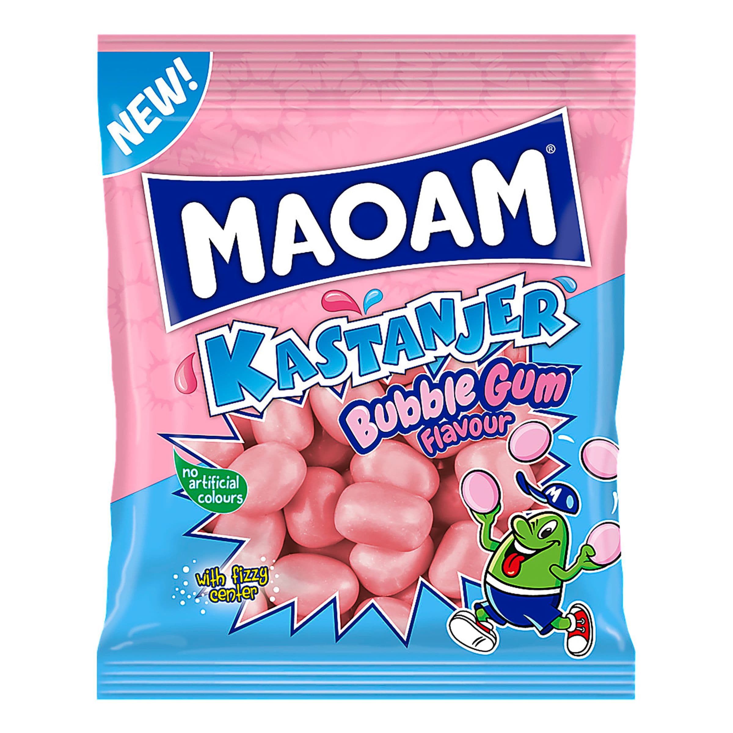 Maoam Kastanjer Bubblegum -karkit - 120 g