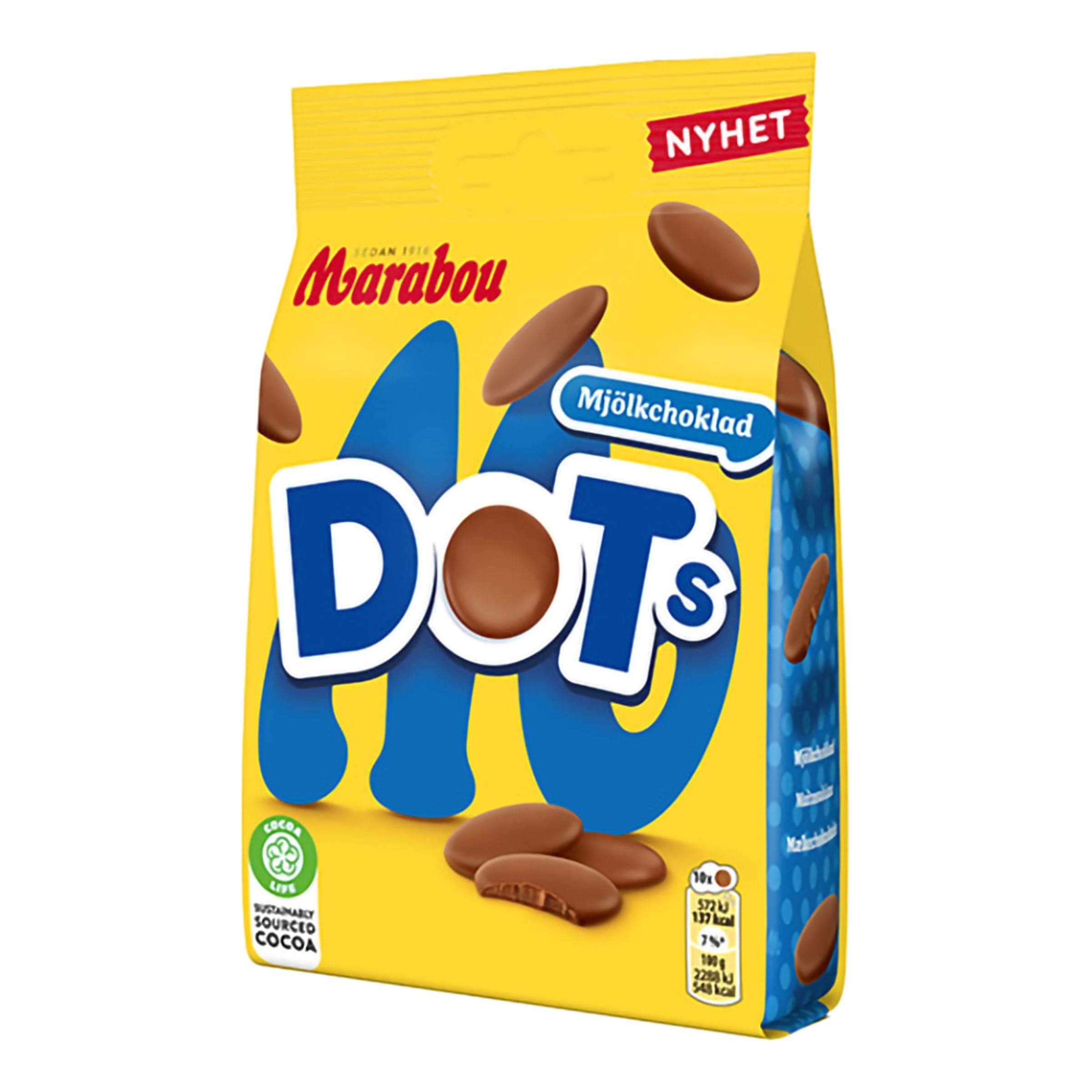 Marabou Dots Maitosuklaa - 120 g