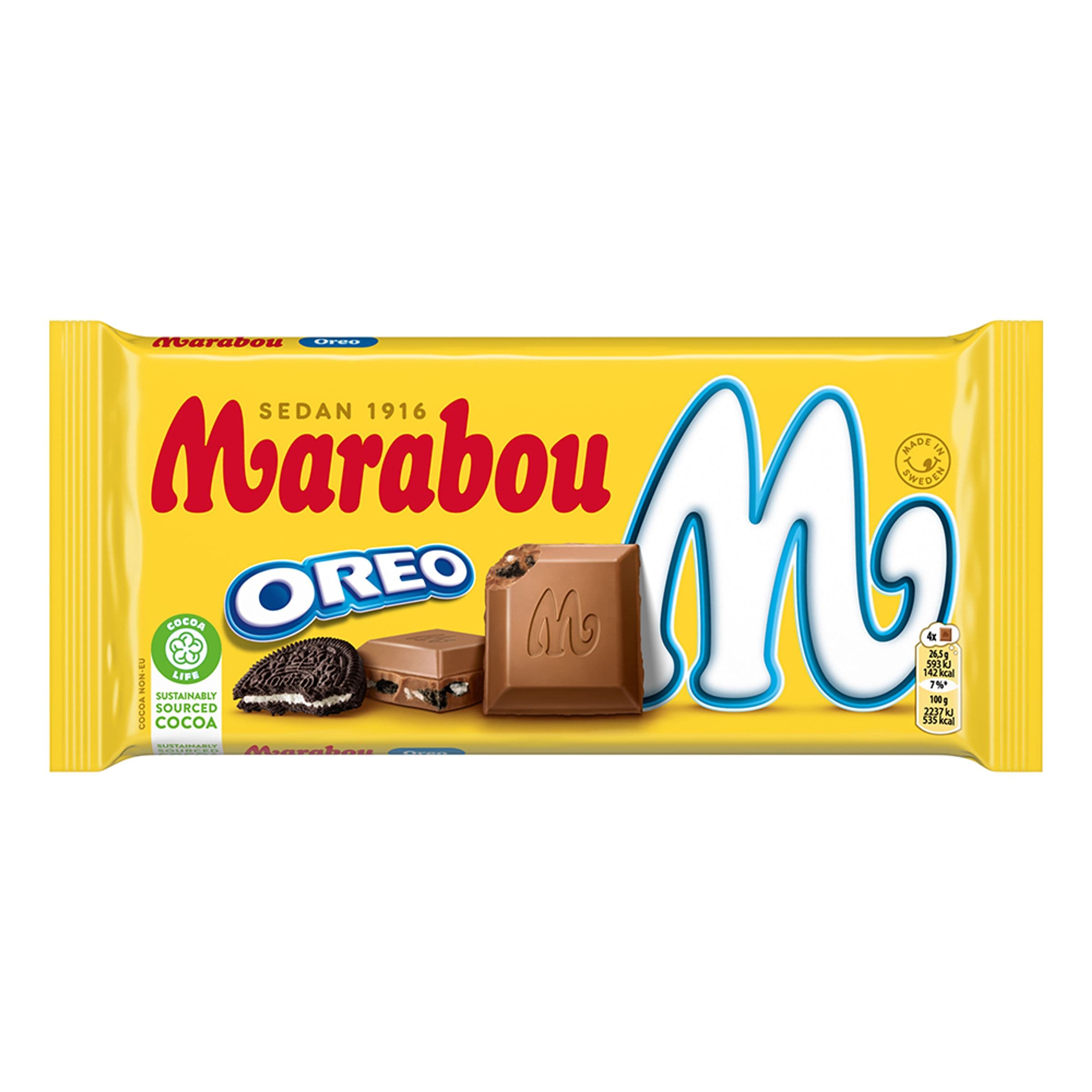Marabou Oreo -suklaalevy - 160 g