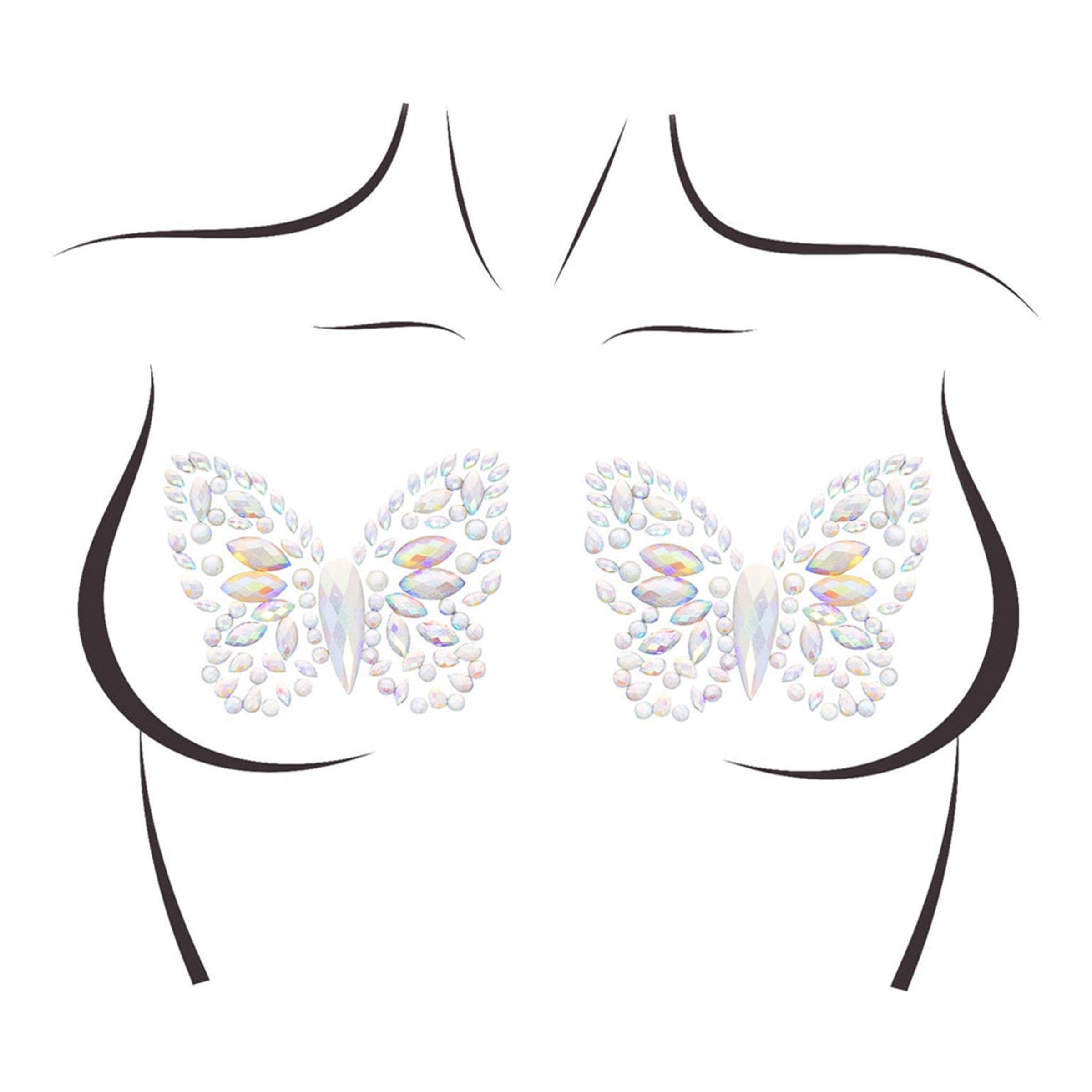 Nipple Cover Perhonen Glow in the Dark