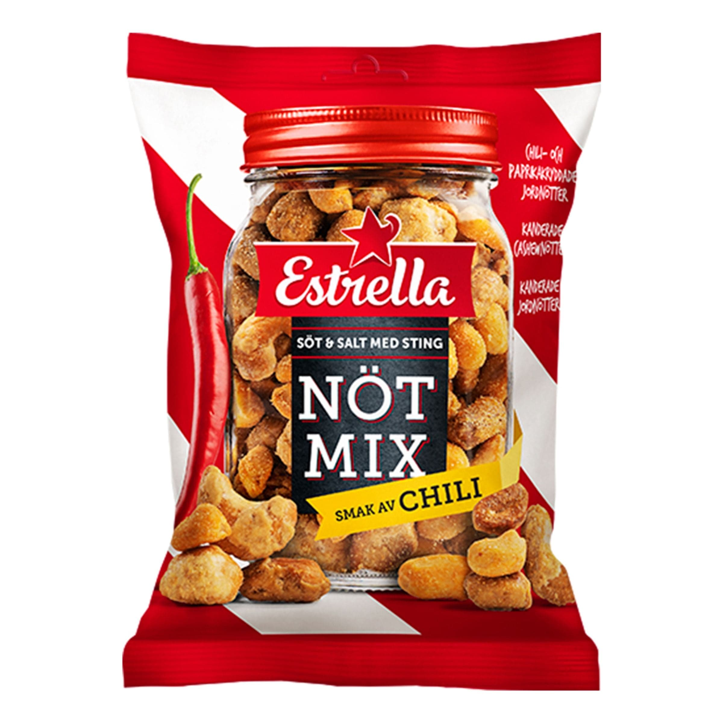 Estrella Pähkinäsekoitus Chili - 175 g
