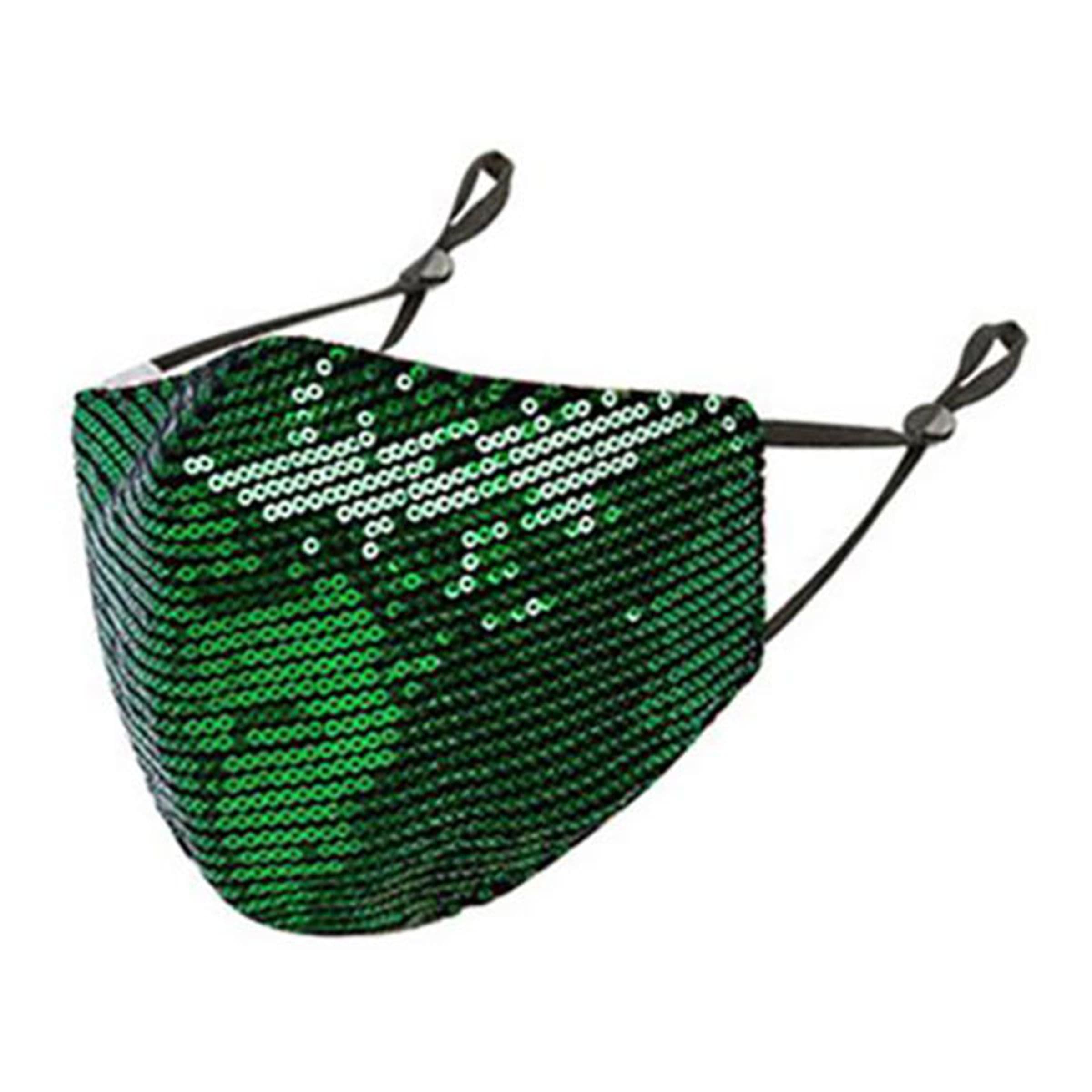 Paljettikasvosuoja - Vihreä