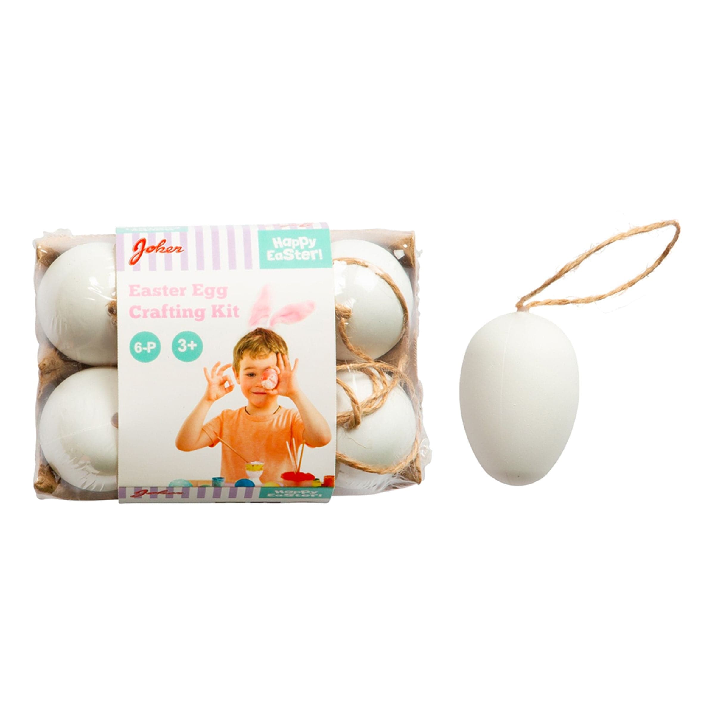 Pääsiäismuna DIY Narulla - 6-pakkaus