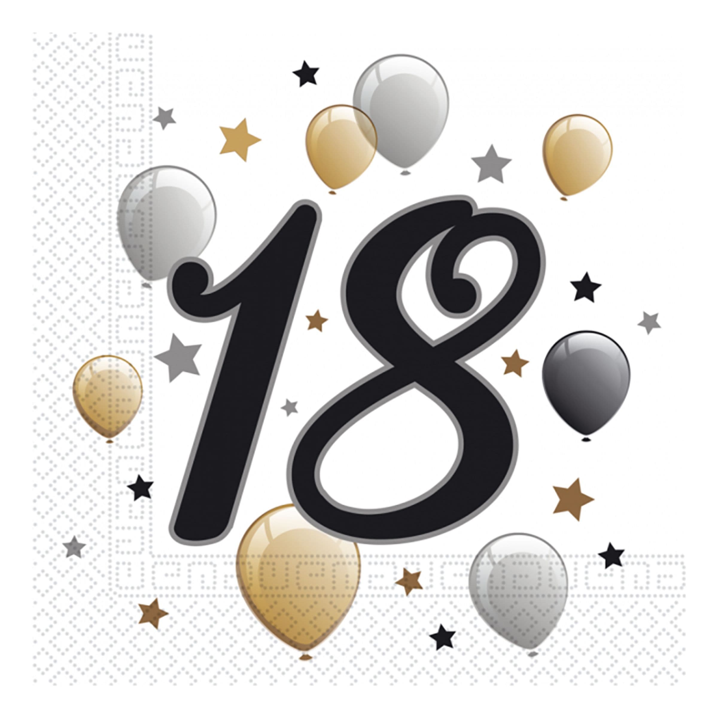 Lautasliinat 18 Ilmapallot - 20-pakkaus