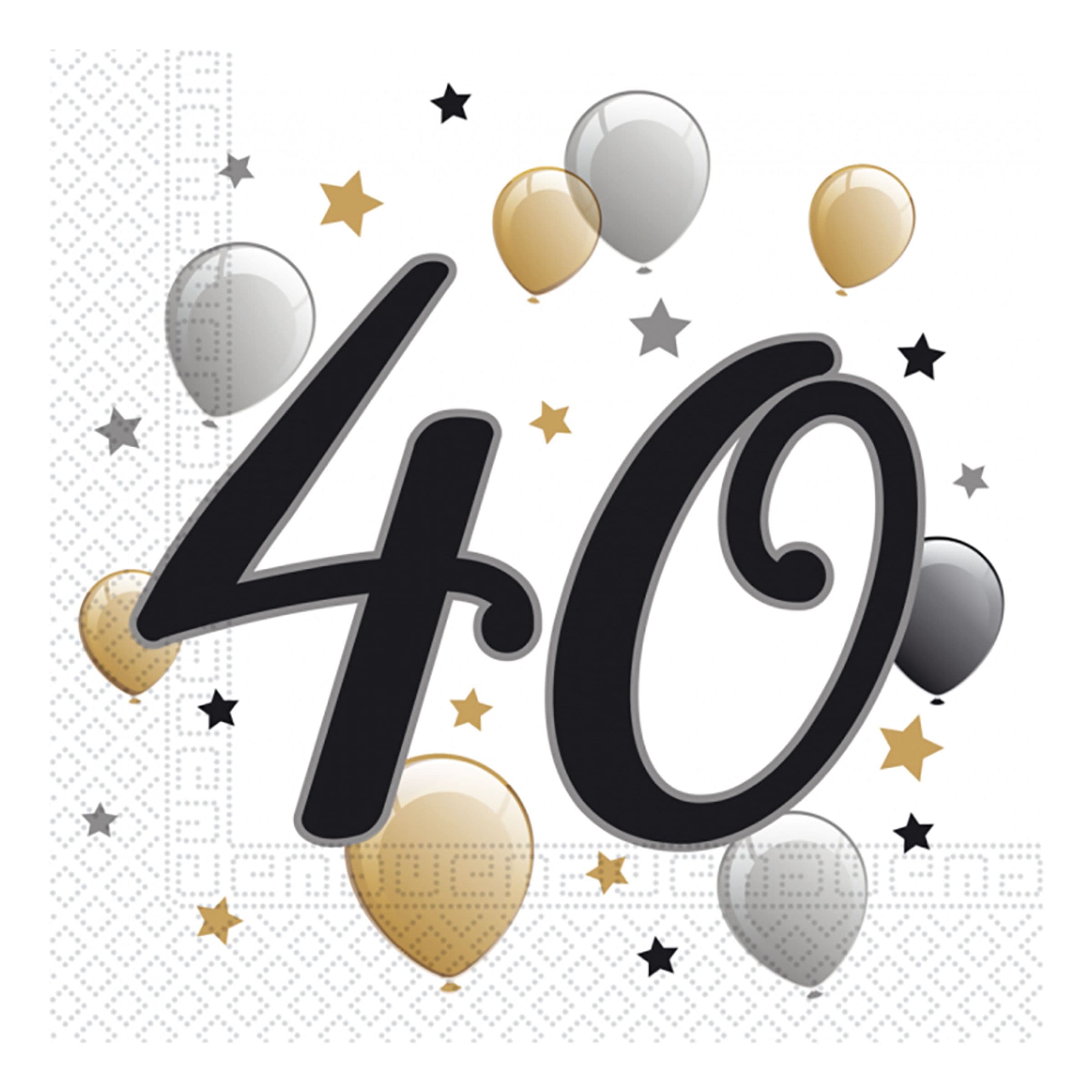 Lautasliinat 40 Ilmapallot - 20-pakkaus