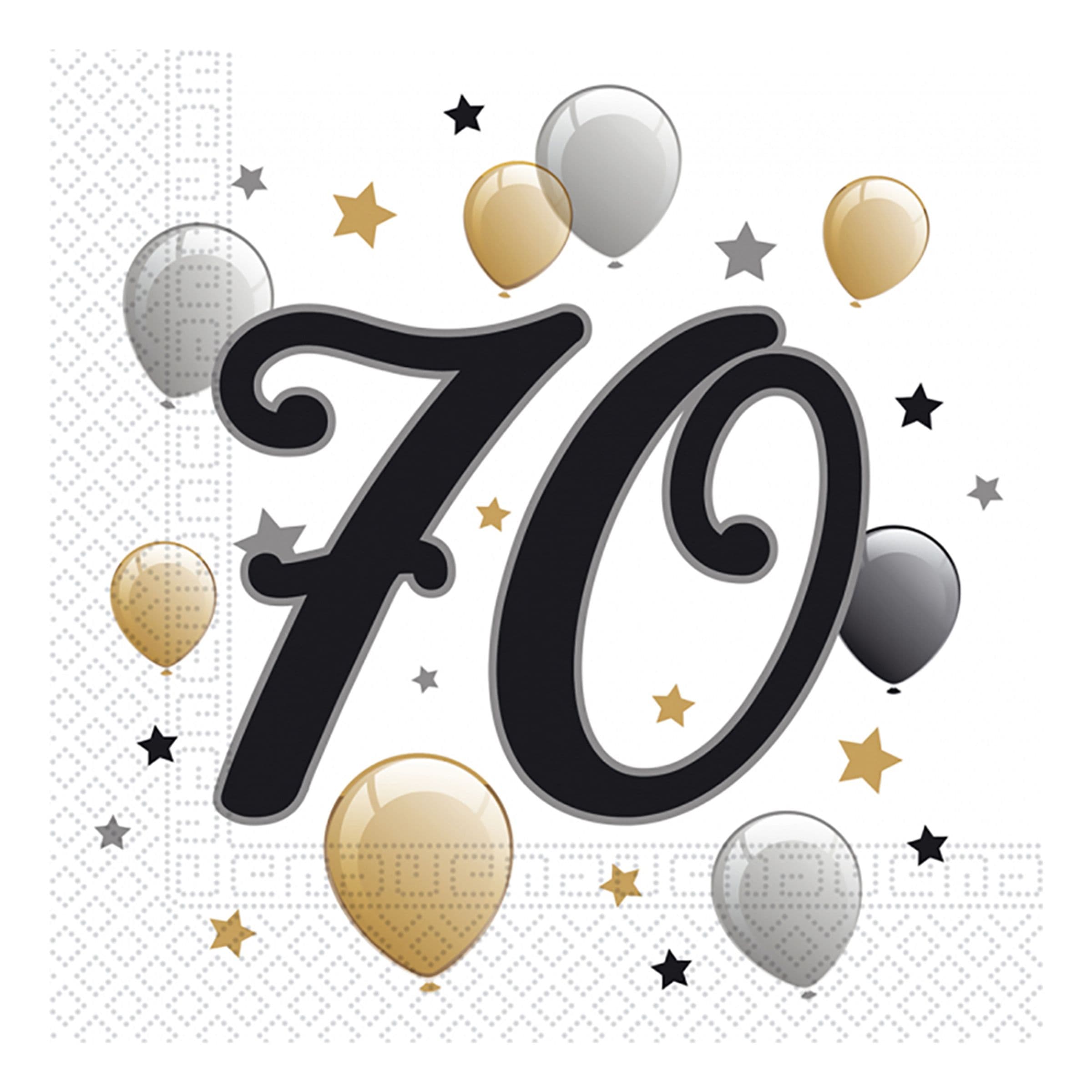 Lautasliinat 70 Ilmapallot - 20-pakkaus