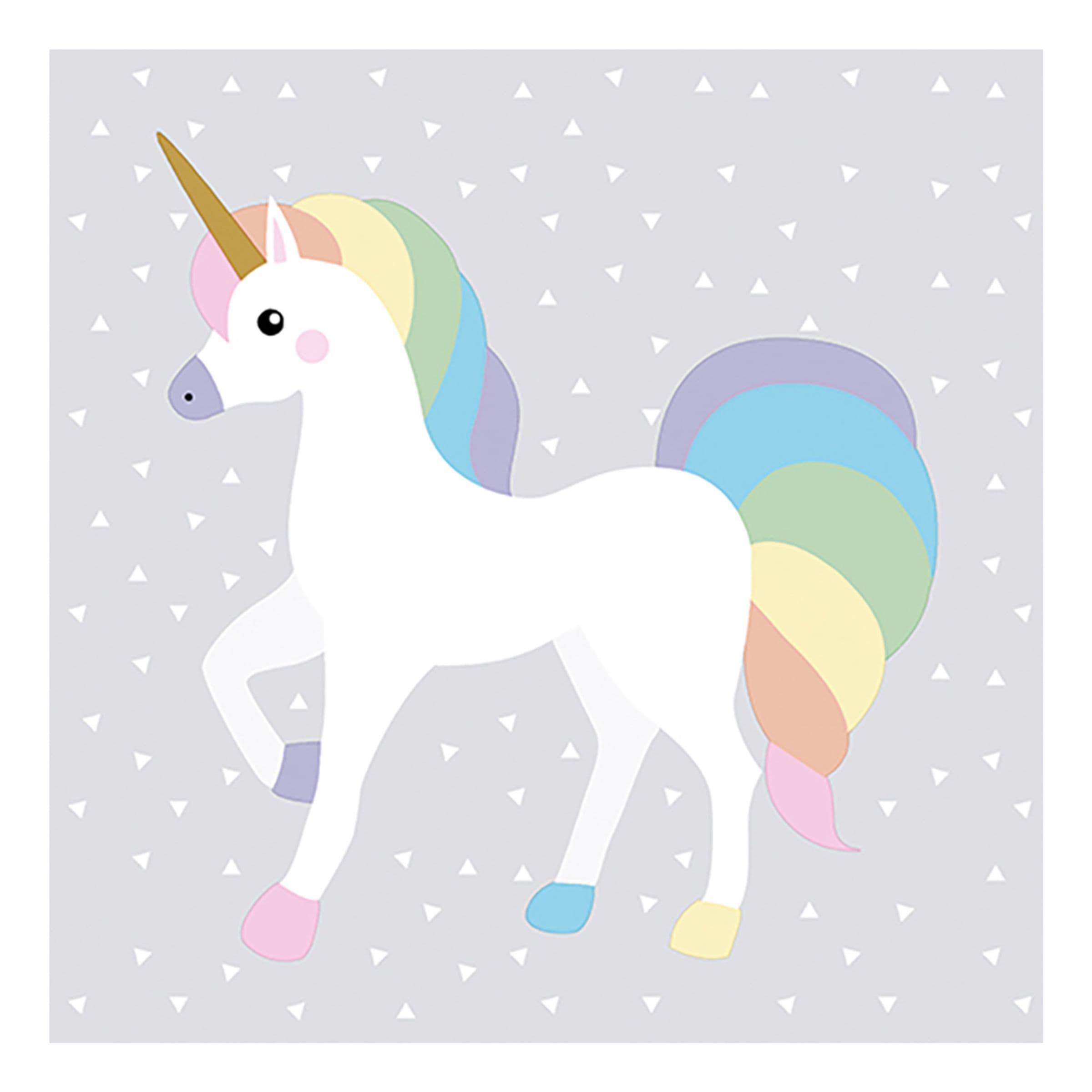 Servetit Yksisarvinen Harmaa - 20-pakkaus