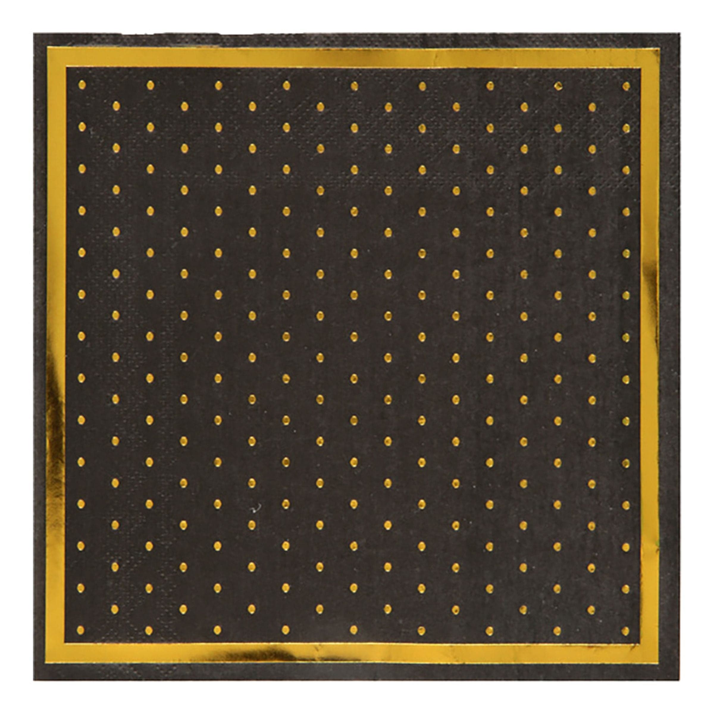 Servetit Pilkulliset Musta/Kulta - 20-pakkaus